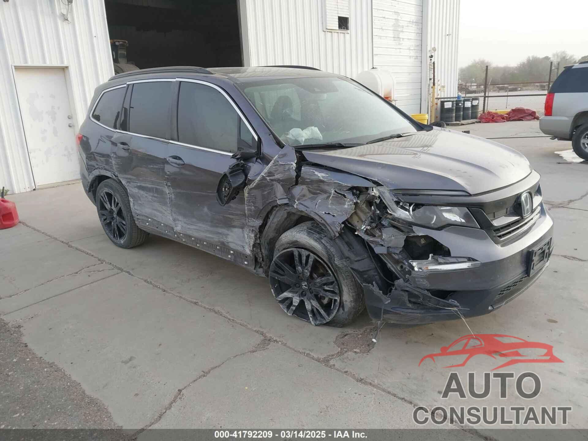 HONDA PILOT 2022 - 5FNYF5H28NB035382