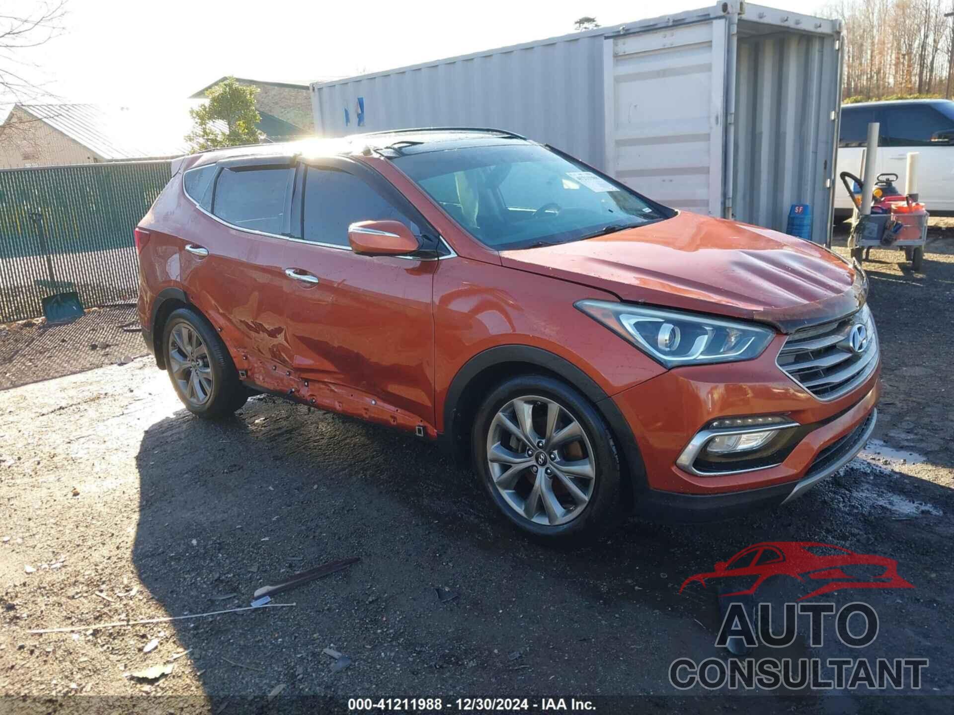 HYUNDAI SANTA FE SPORT 2017 - 5XYZW4LA8HG500706
