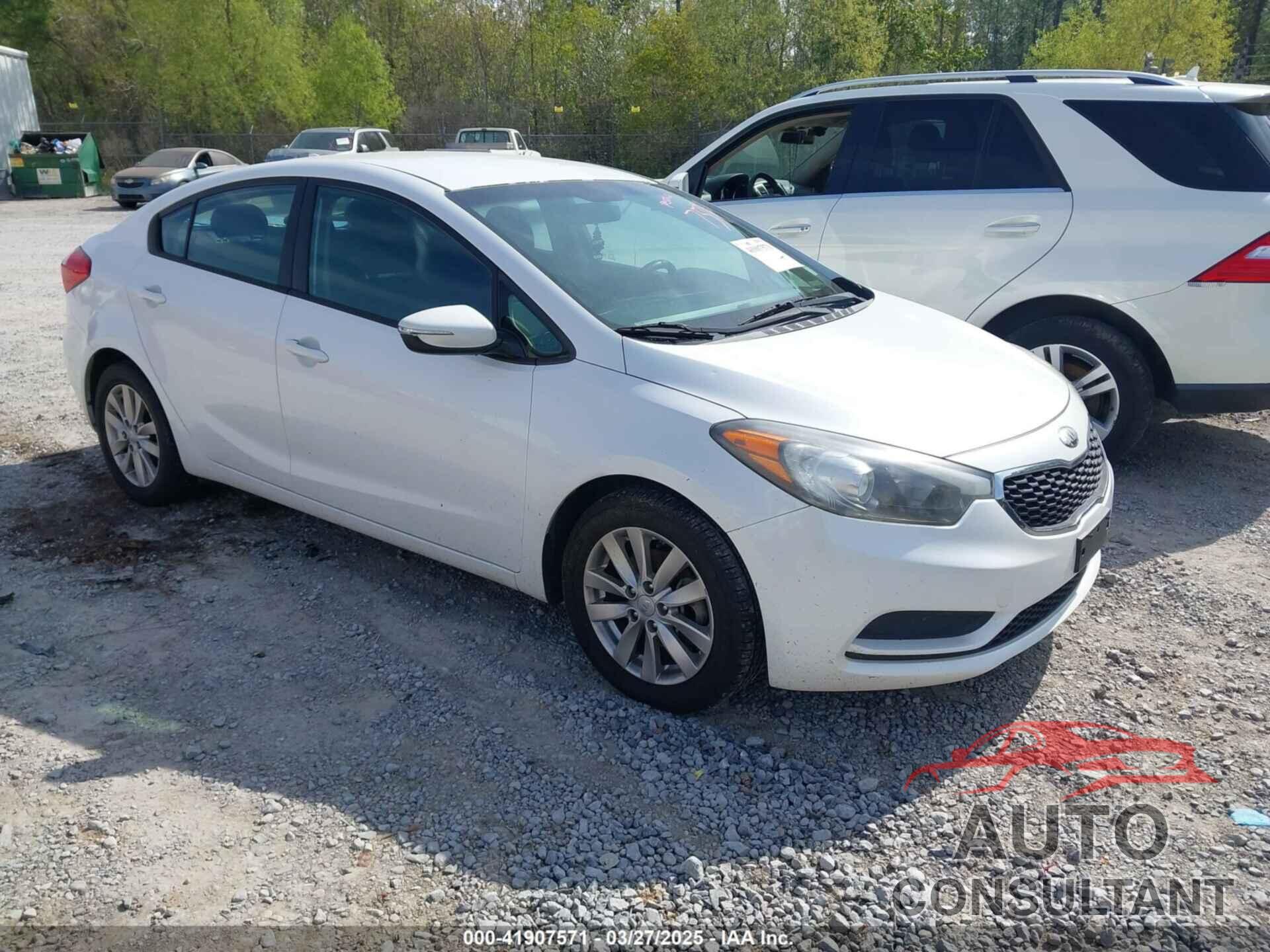 KIA FORTE 2014 - KNAFX4A62E5095913