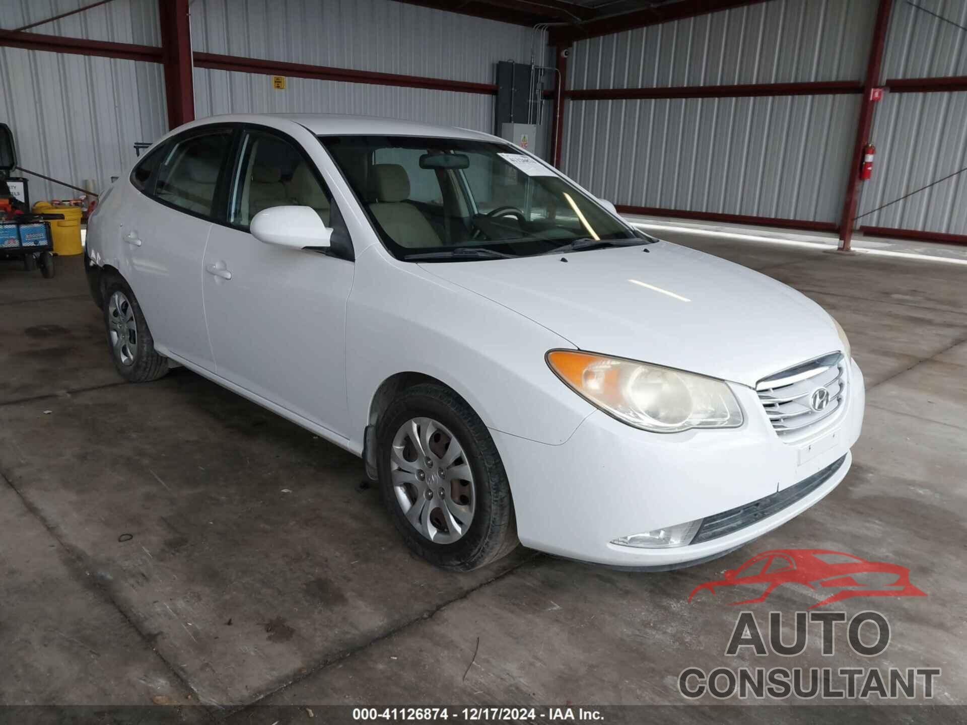 HYUNDAI ELANTRA 2010 - KMHDU4AD2AU923228