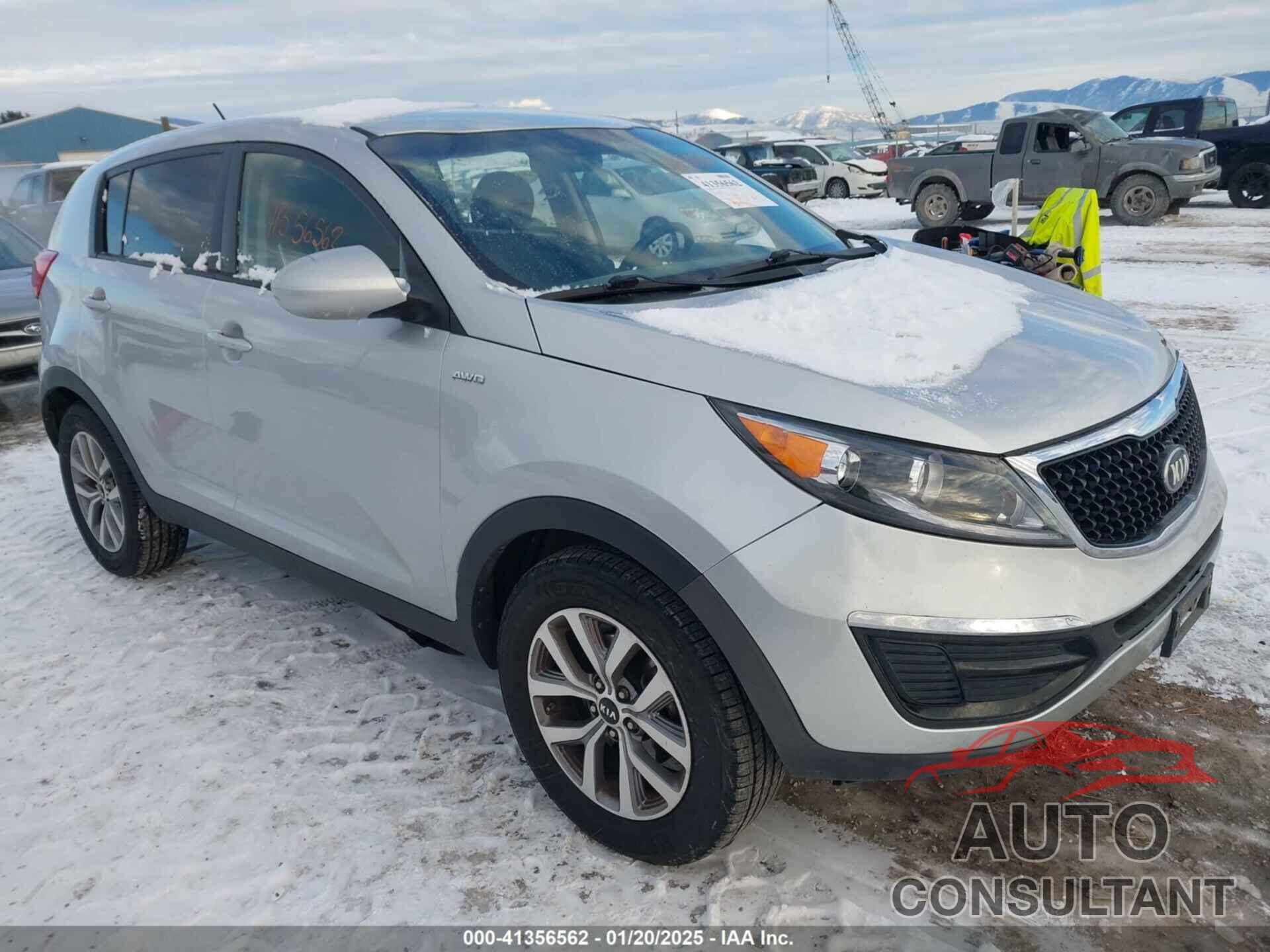 KIA SPORTAGE 2016 - KNDPBCAC4G7876641