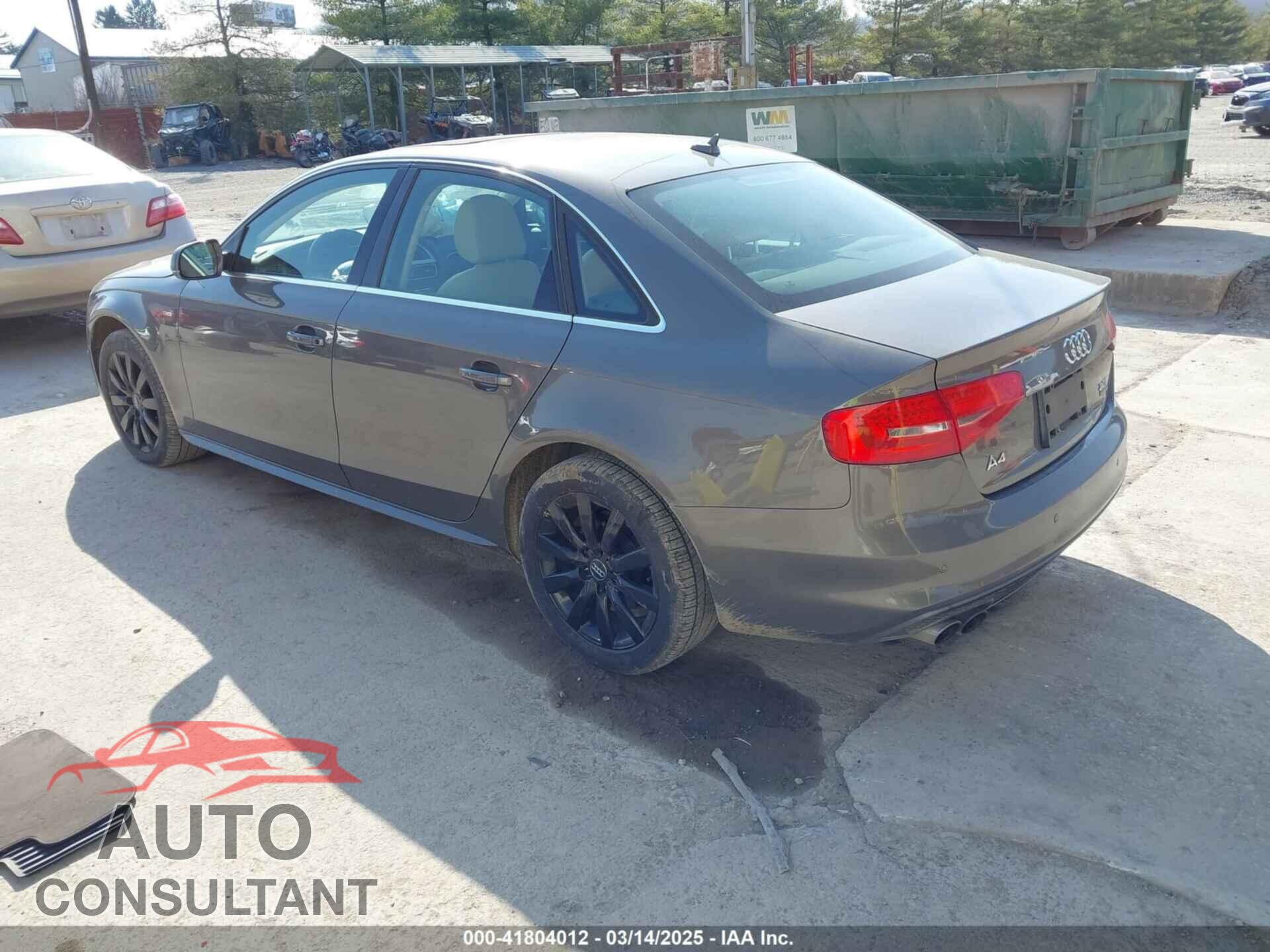 AUDI A4 2015 - WAUBFAFL4FN035647