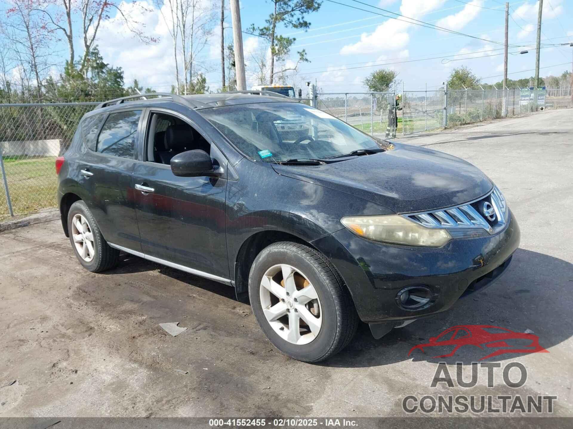 NISSAN MURANO 2009 - JN8AZ18U59W003918