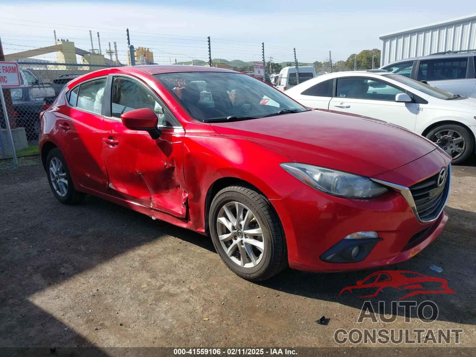 MAZDA MAZDA3 2015 - JM1BM1L74F1220580