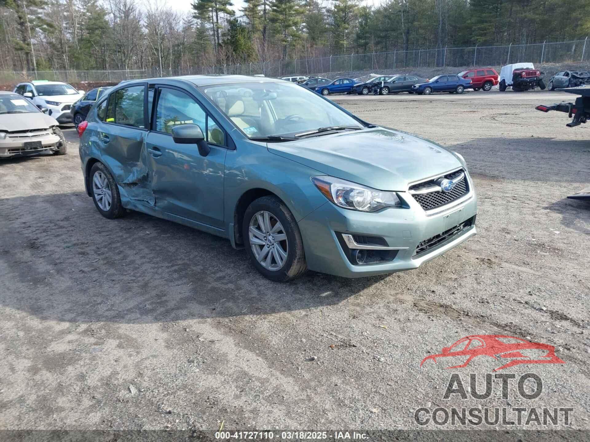SUBARU IMPREZA 2016 - JF1GPAB65GH328291