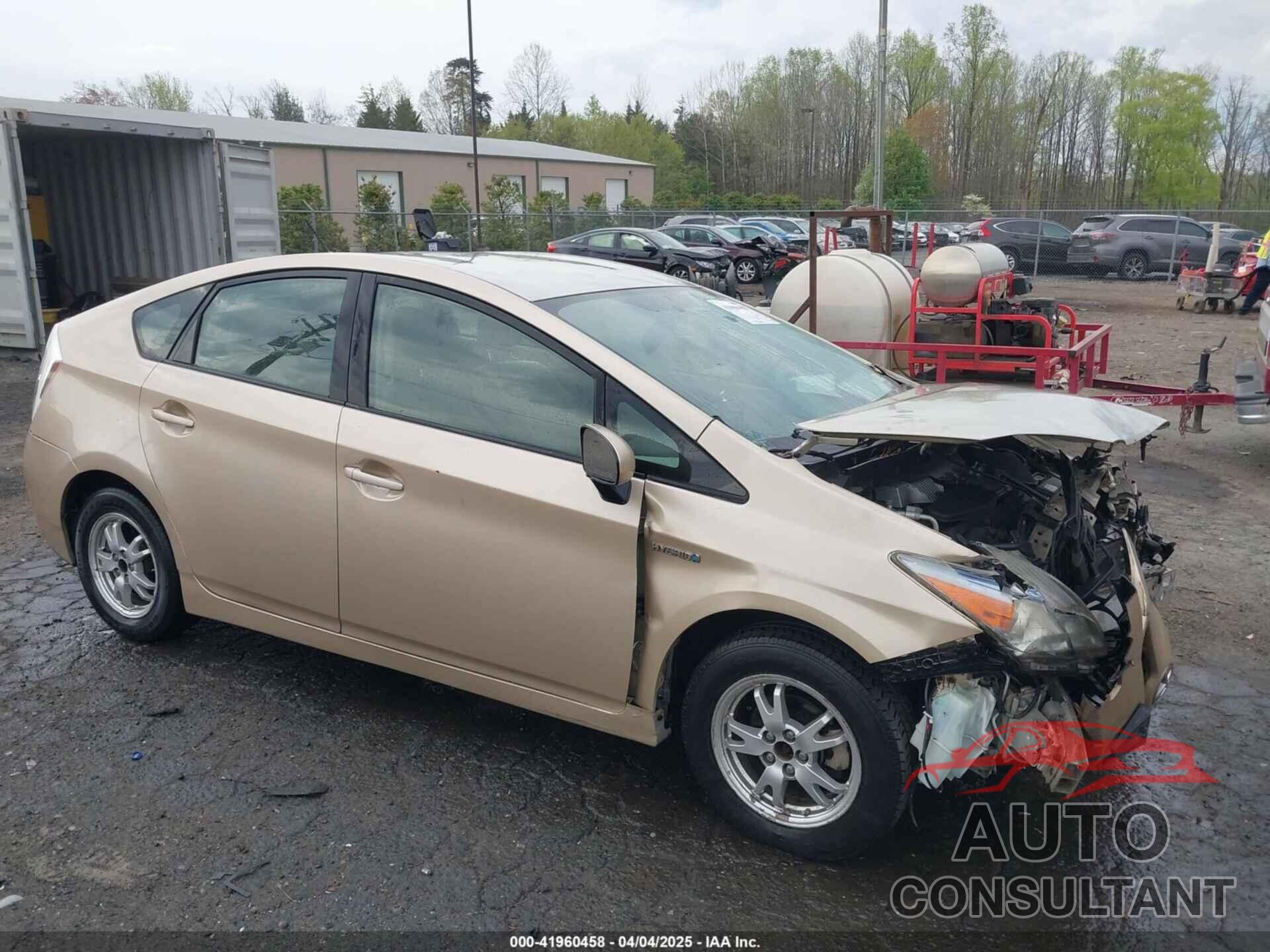 TOYOTA PRIUS 2010 - JTDKN3DU8A0165496