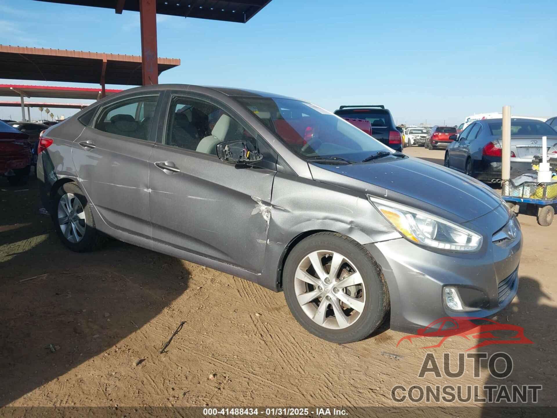 HYUNDAI ACCENT 2014 - KMHCU4AE6EU619846