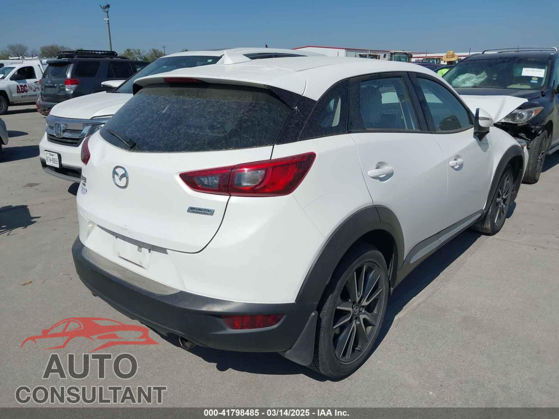 MAZDA CX-3 2016 - JM1DKBD72G0116048