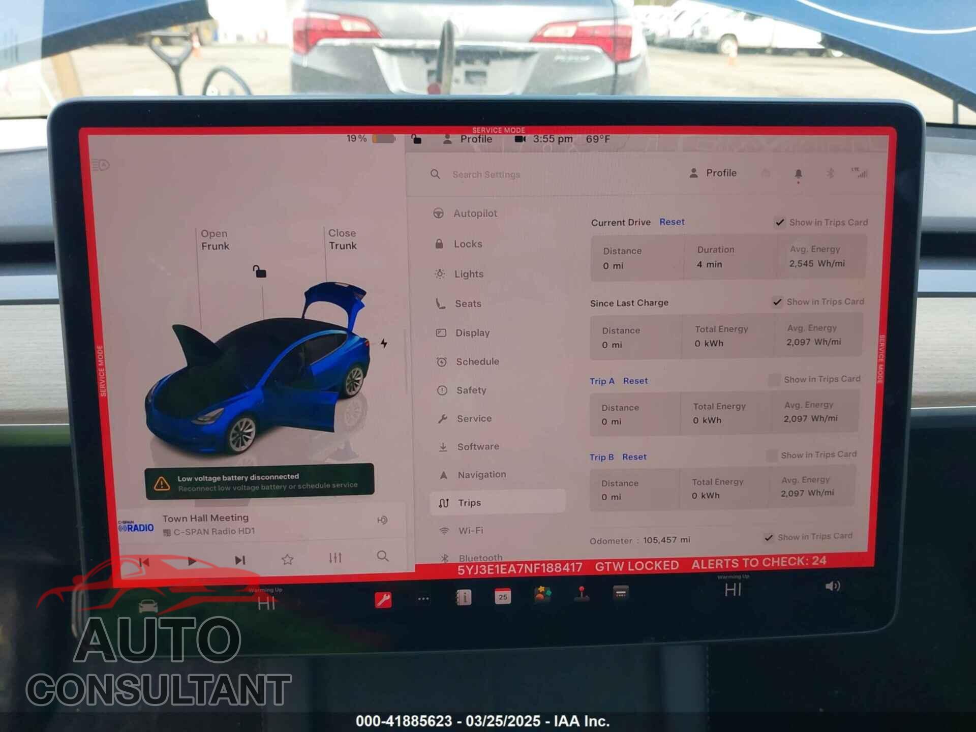 TESLA MODEL 3 2022 - 5YJ3E1EA7NF188417