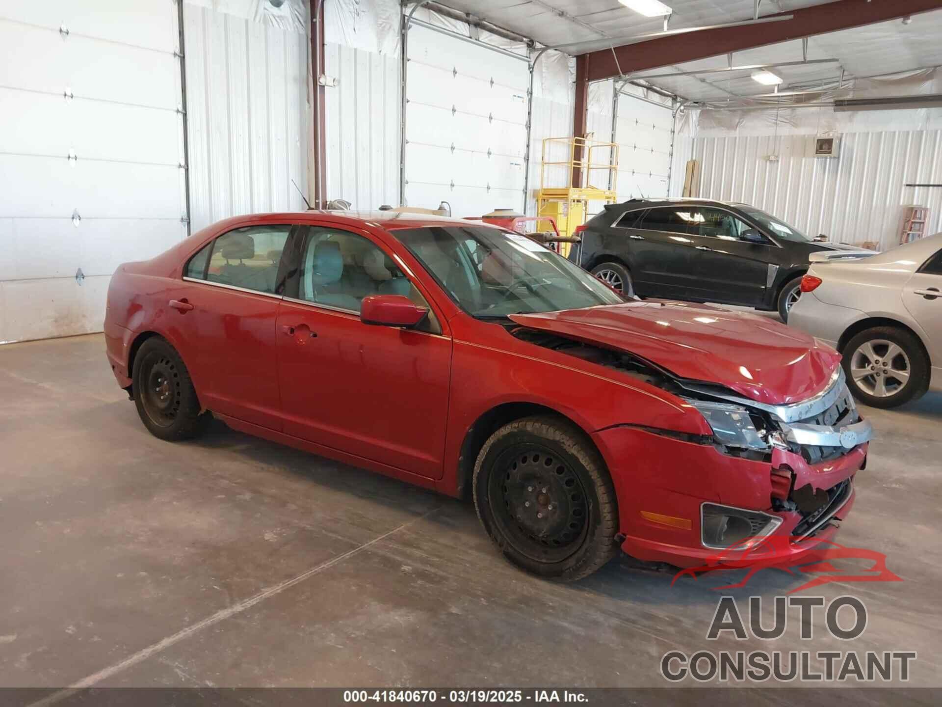 FORD FUSION 2012 - 3FAHP0JAXCR338537