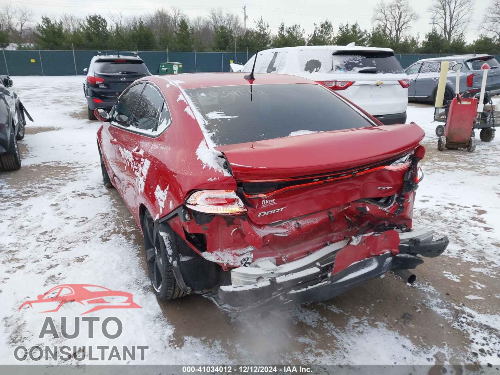 DODGE DART 2014 - 1C3CDFEB8ED669393