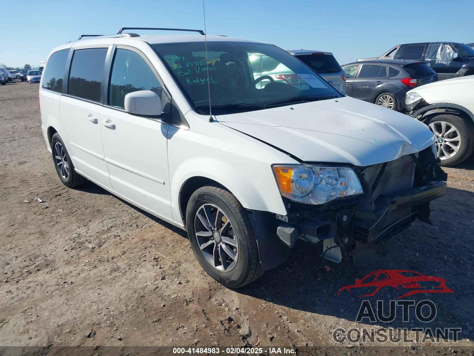 DODGE GRAND CARAVAN 2017 - 2C4RDGCG1HR745970