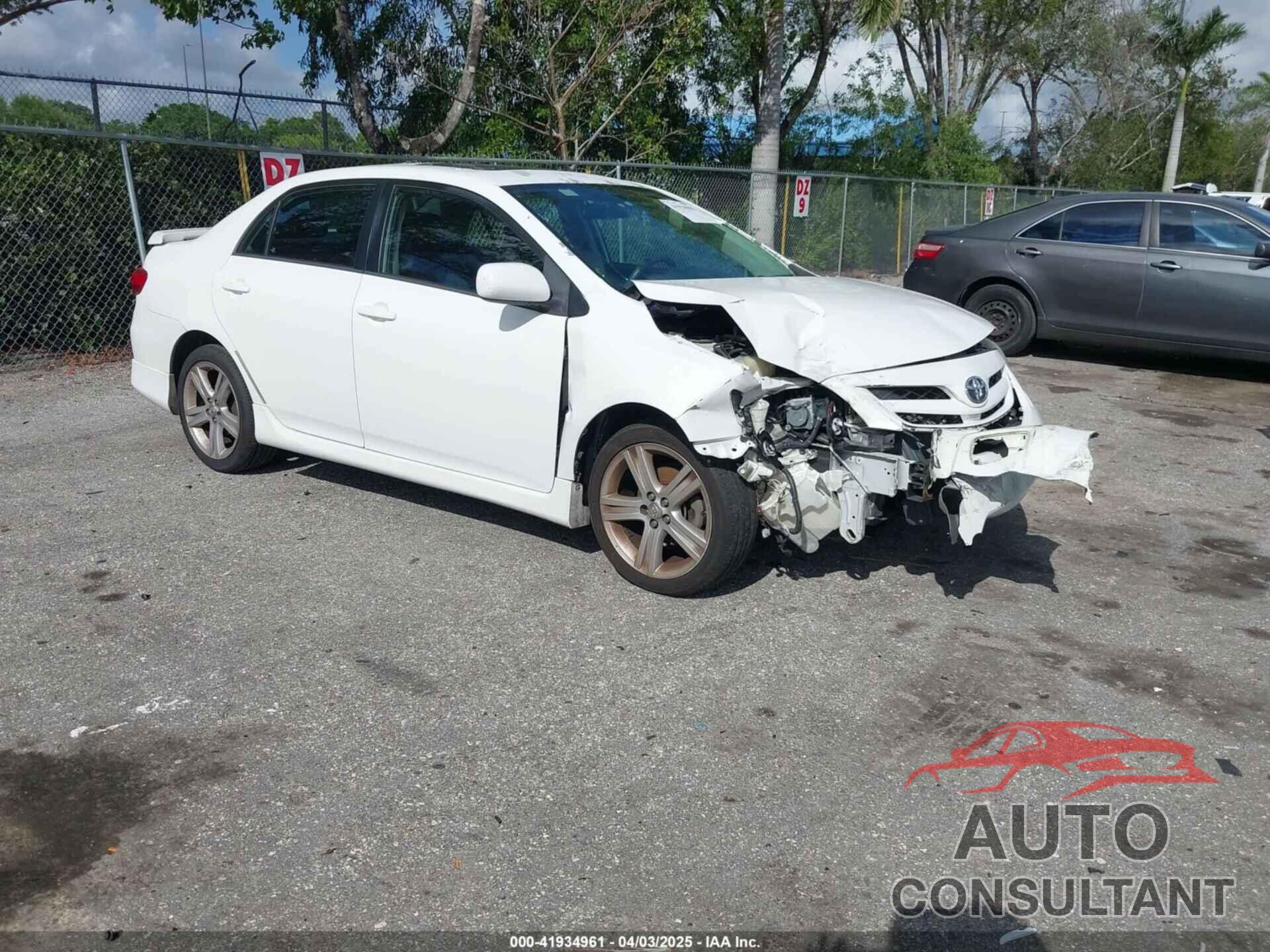 TOYOTA COROLLA 2013 - 5YFBU4EE8DP158123
