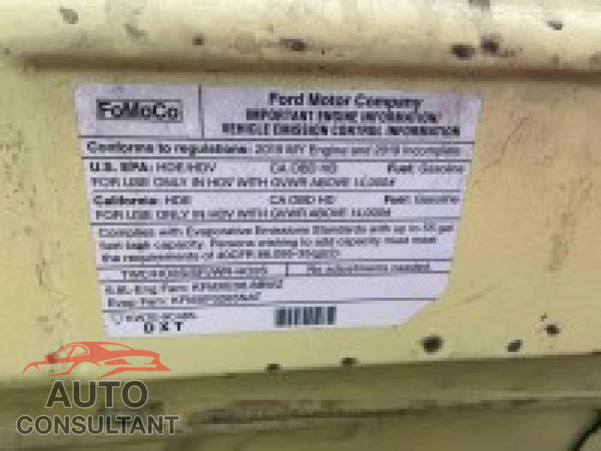 FORD ECONOLINE 2019 - 1FDXE4FS0KDC53732