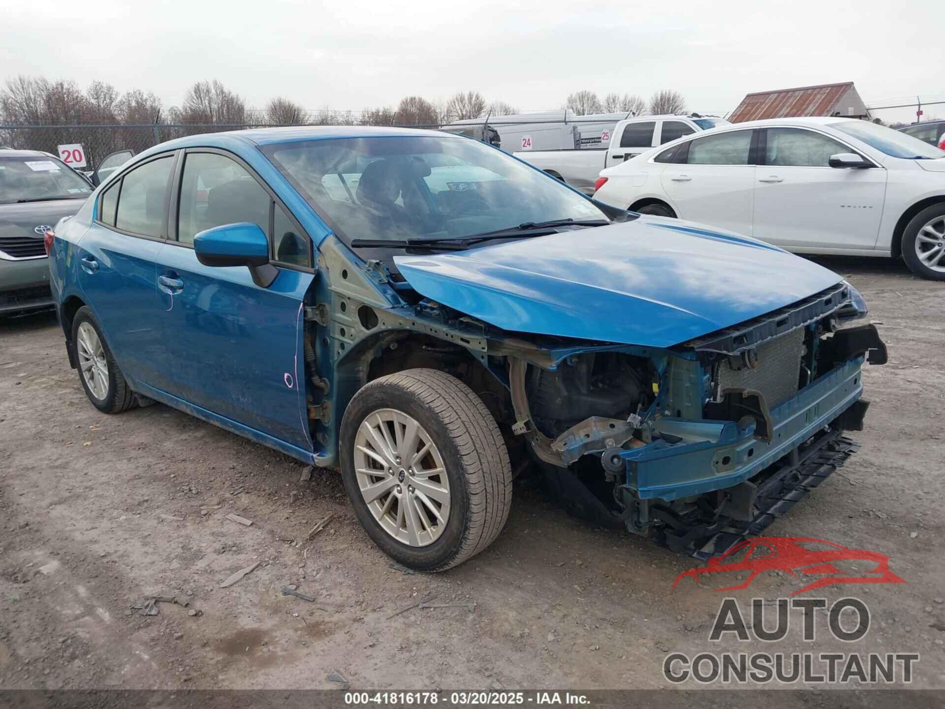 SUBARU IMPREZA 2018 - 4S3GKAB61J3600395