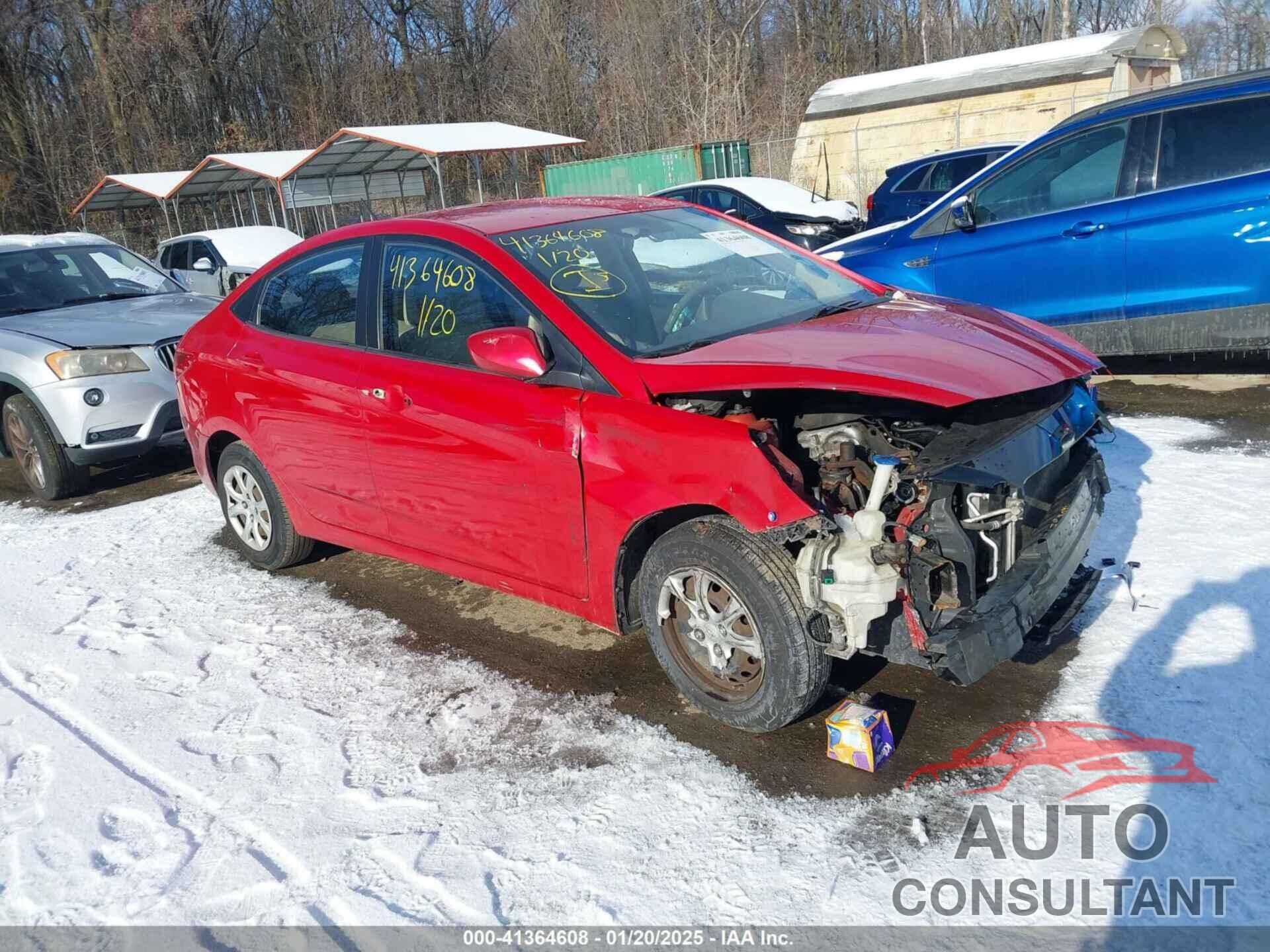 HYUNDAI ACCENT 2012 - KMHCT4AEXCU223516