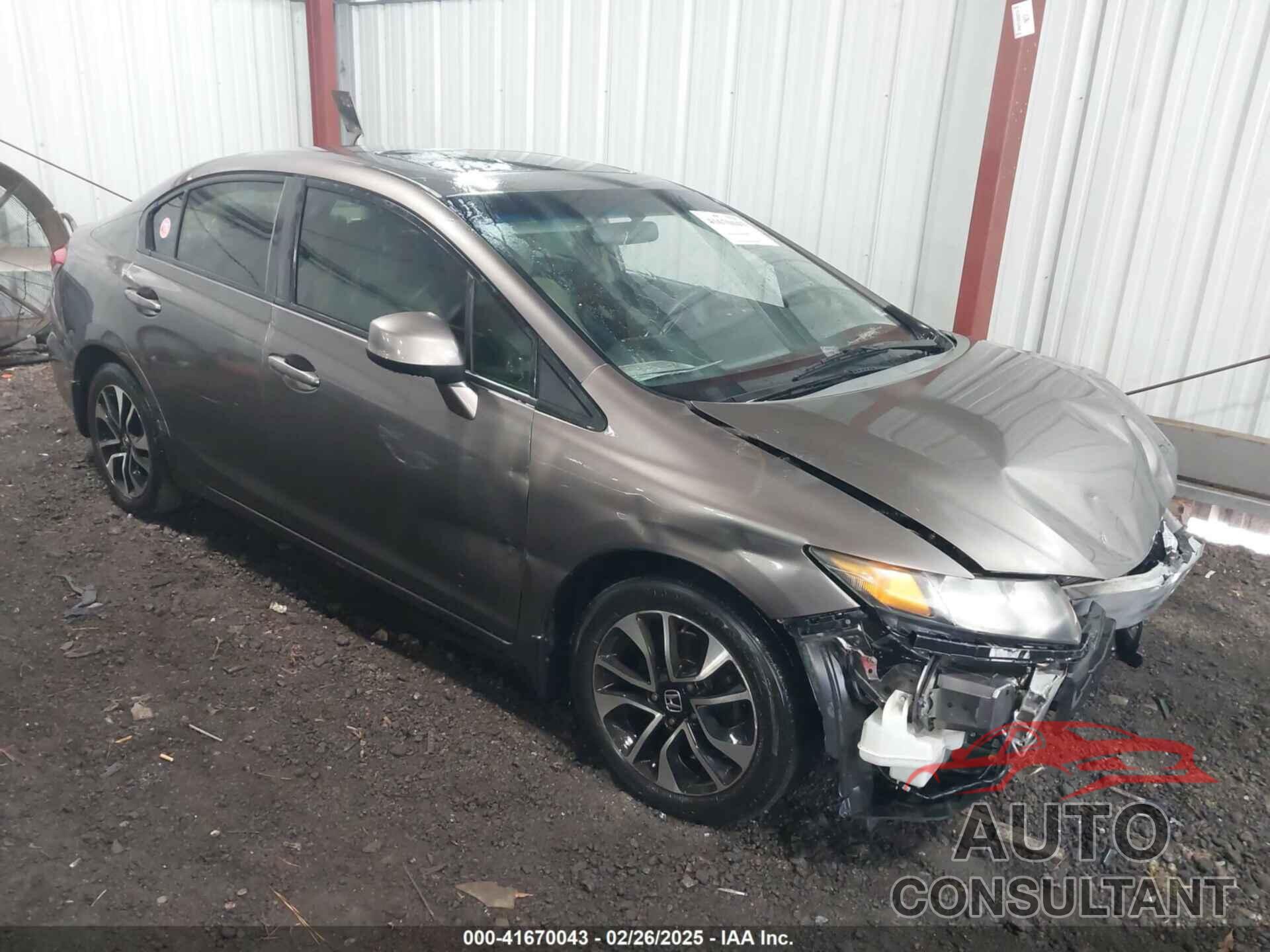 HONDA CIVIC 2013 - 19XFB2F8XDE205223