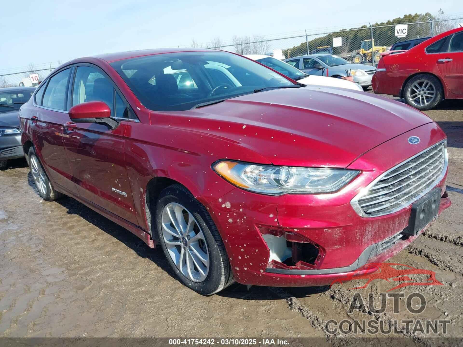 FORD FUSION HYBRID 2019 - 3FA6P0LU4KR101412