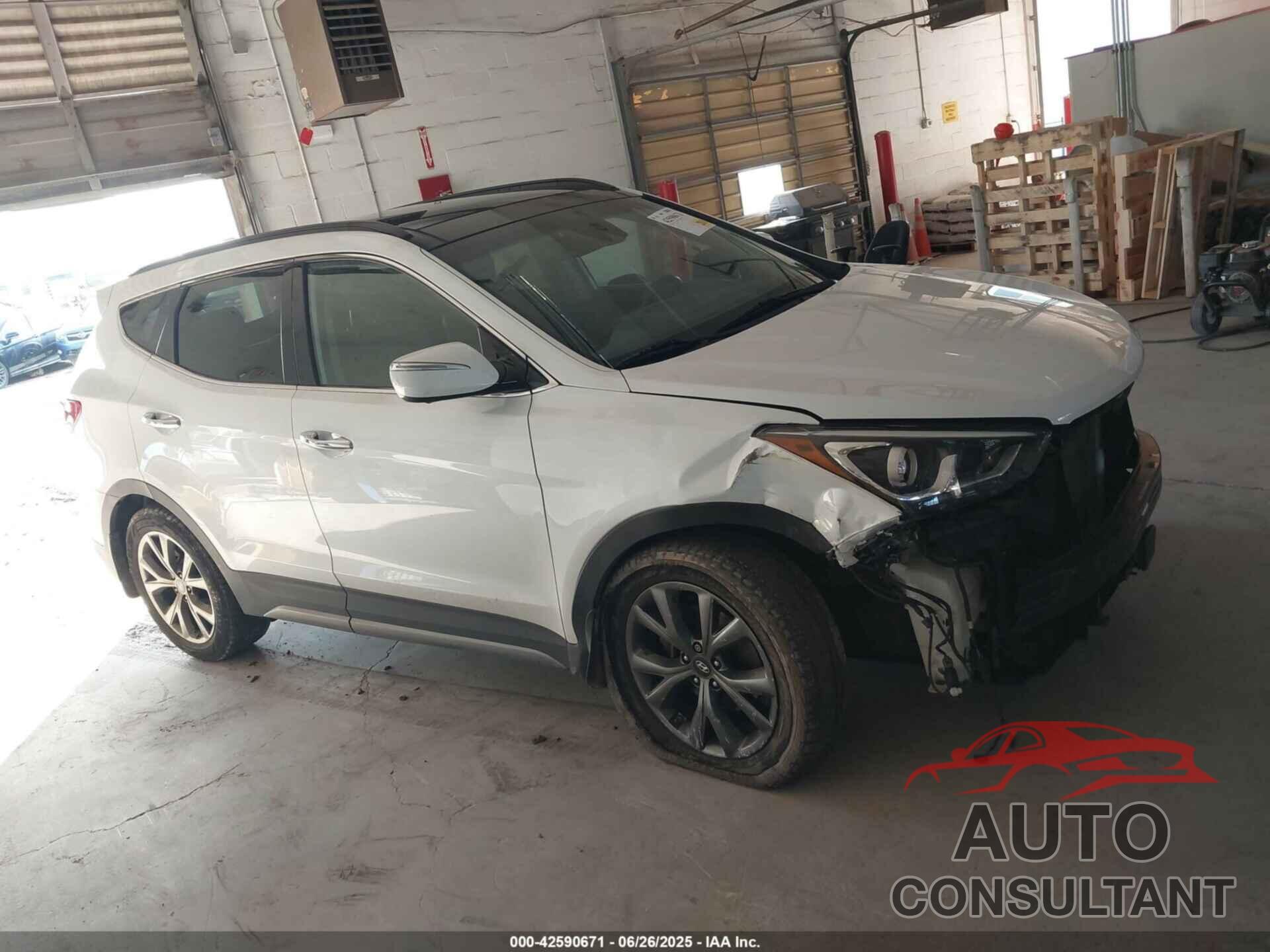 HYUNDAI SANTA FE SPORT 2017 - 5XYZWDLA2HG491338