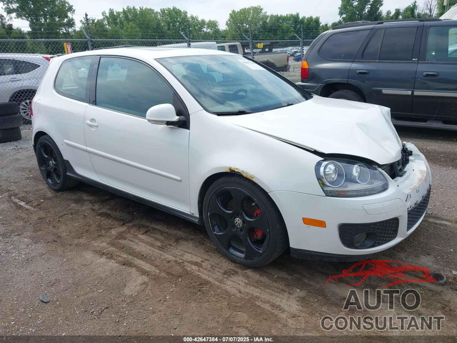 VOLKSWAGEN GTI 2009 - WVWFD71K99W045679