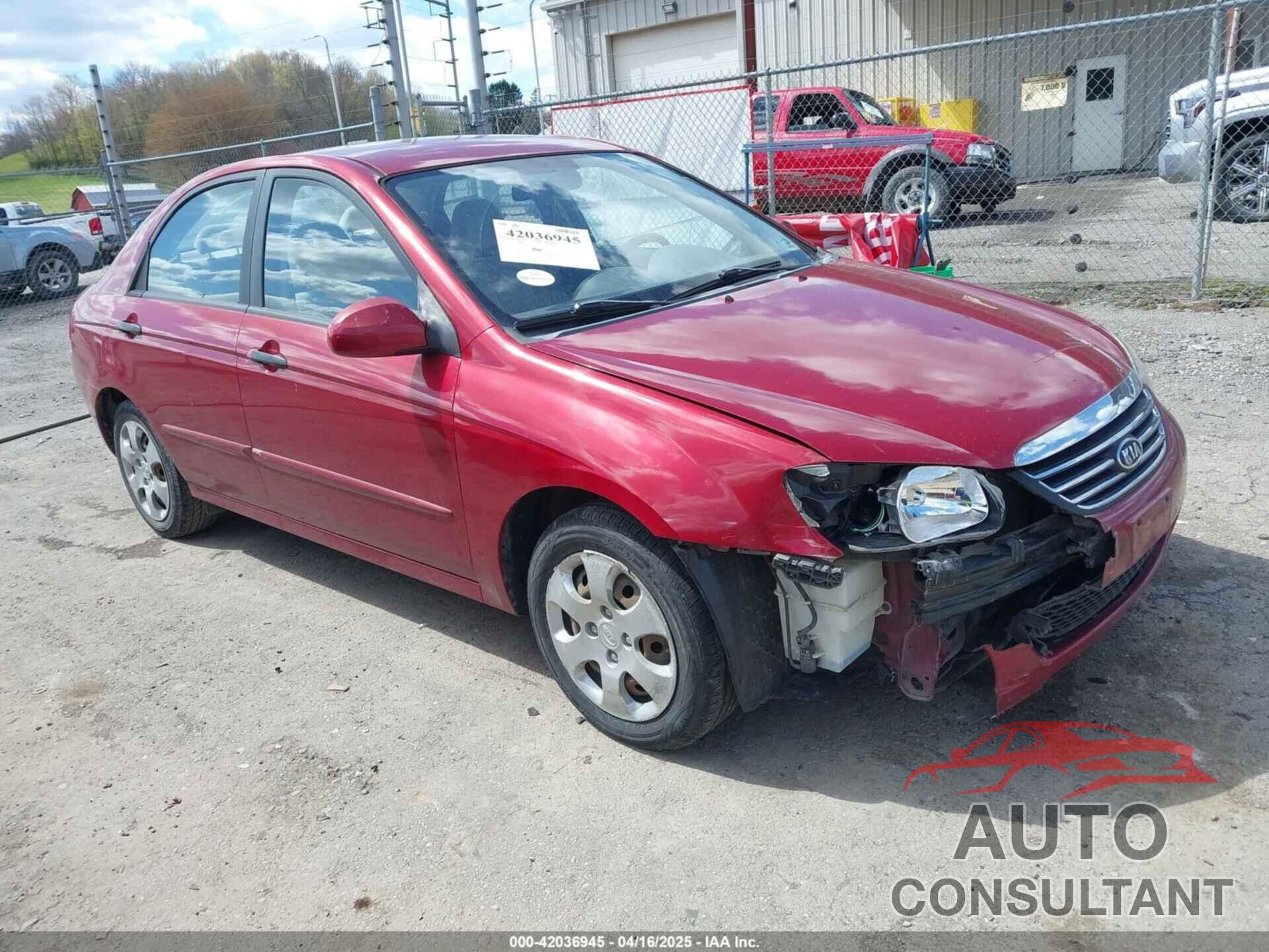 KIA SPECTRA 2009 - KNAFE221495665378