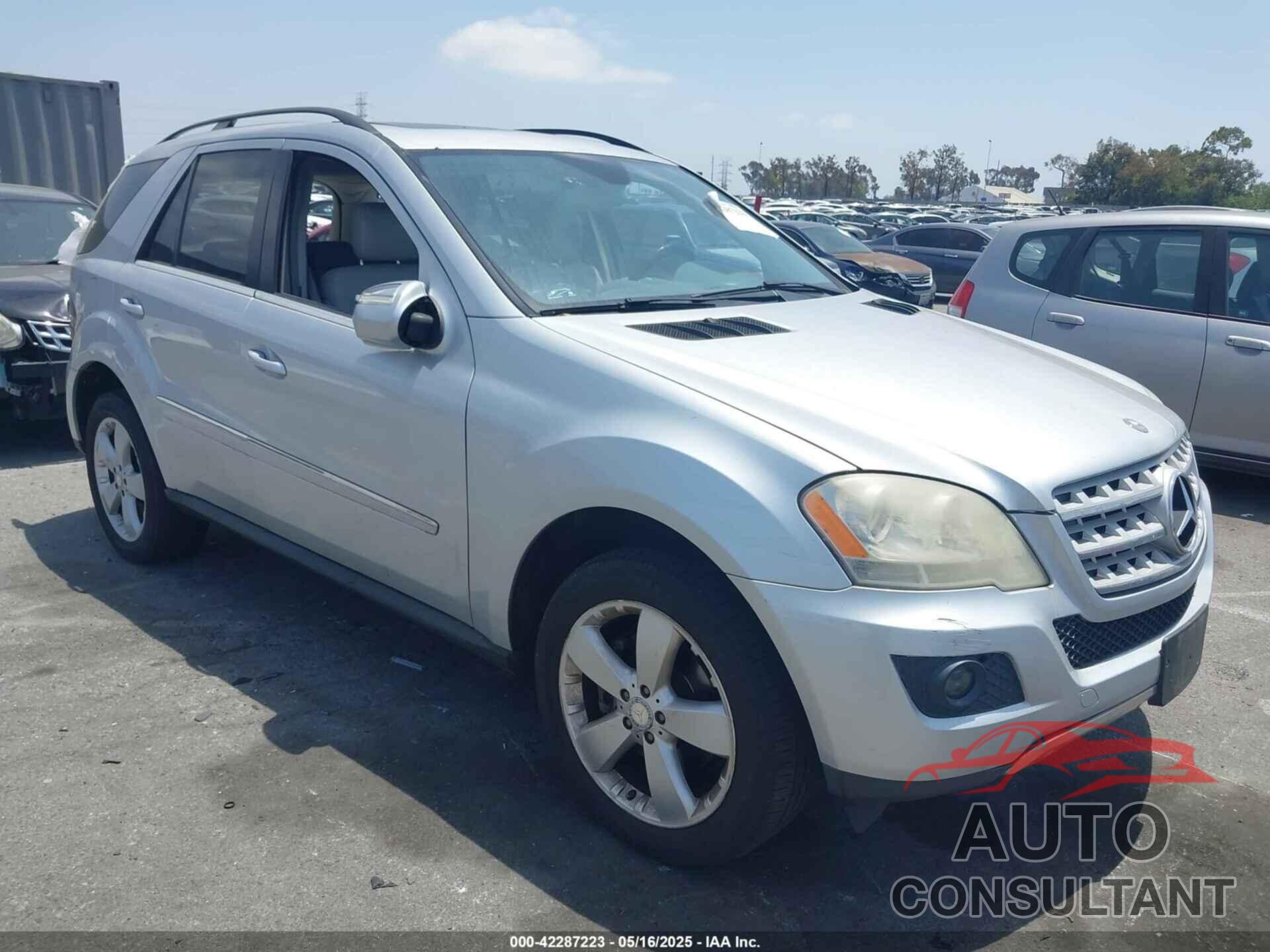 MERCEDES-BENZ ML 350 2010 - 4JGBB5GB2AA580608