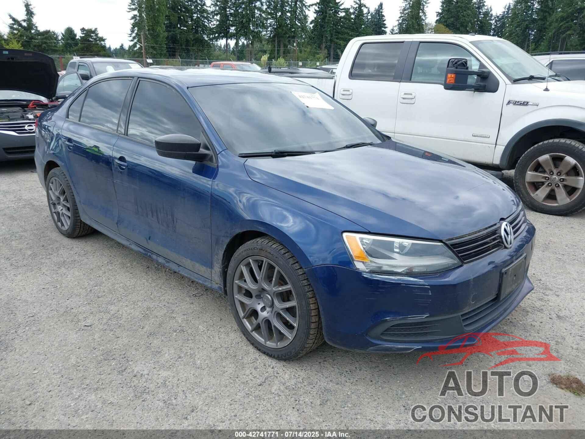 VOLKSWAGEN JETTA 2012 - 3VW2K7AJ9CM466446