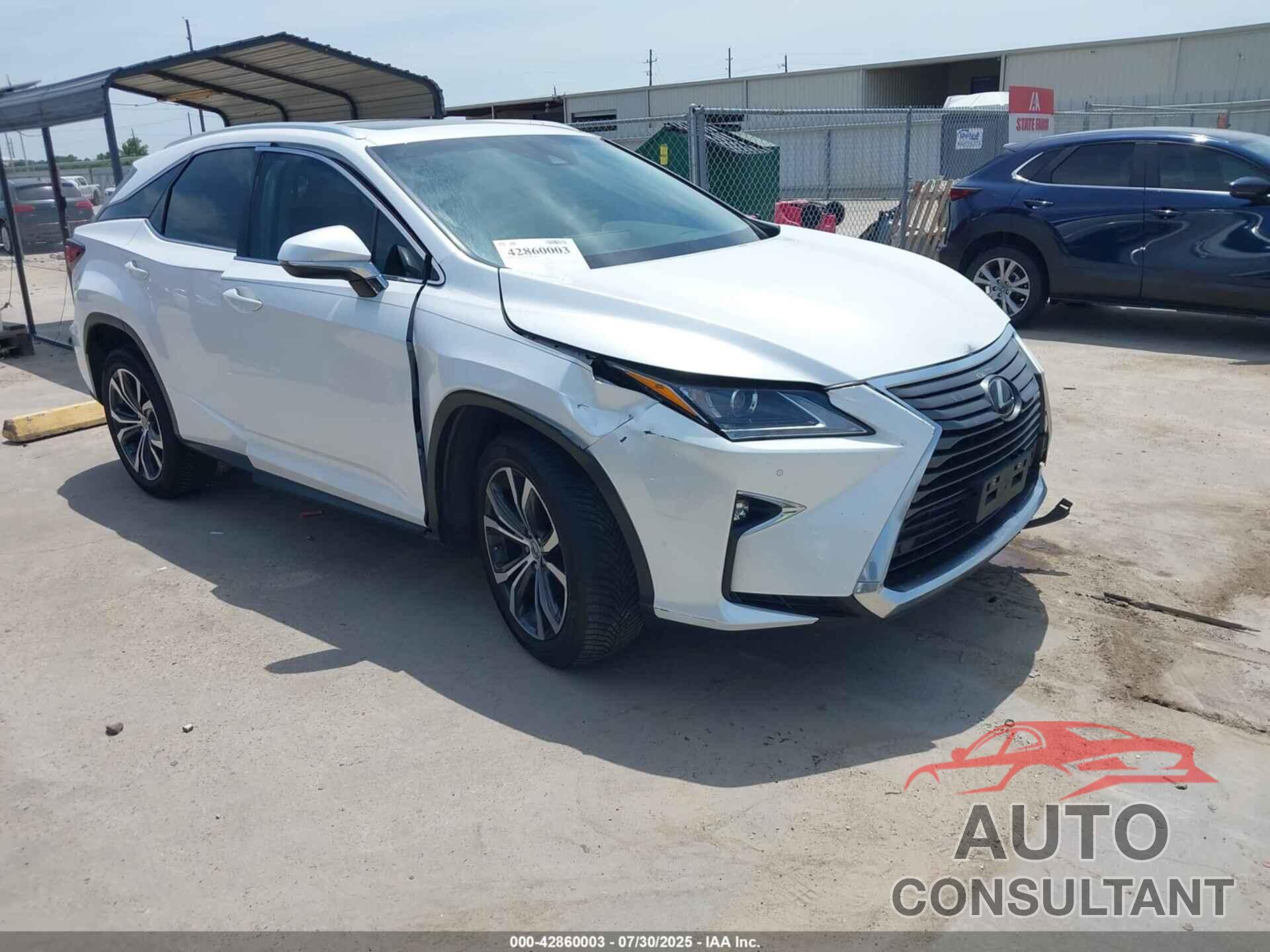 LEXUS RX 350 2016 - 2T2ZZMCA5GC022368
