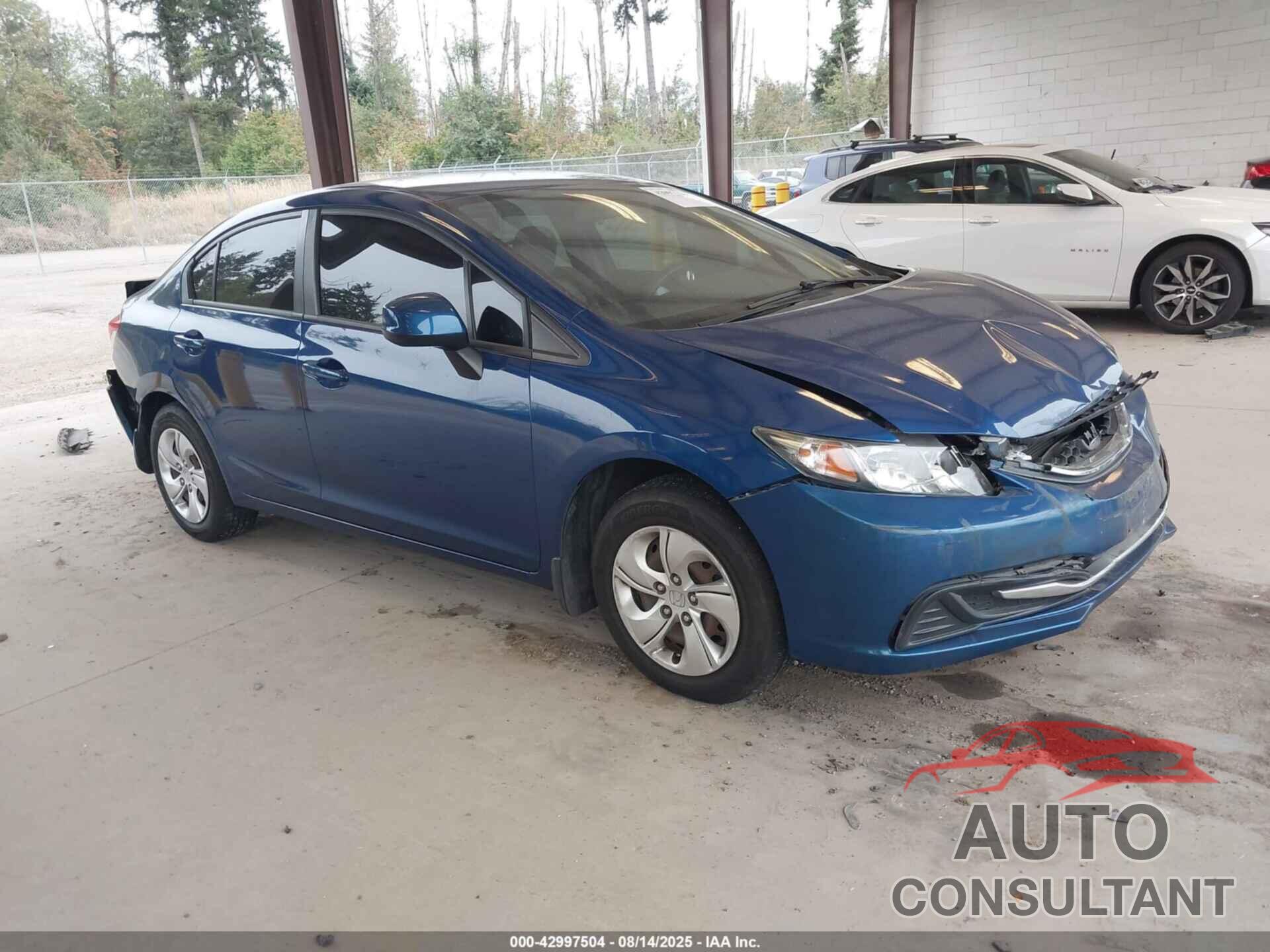 HONDA CIVIC 2013 - 19XFB2F53DE268556