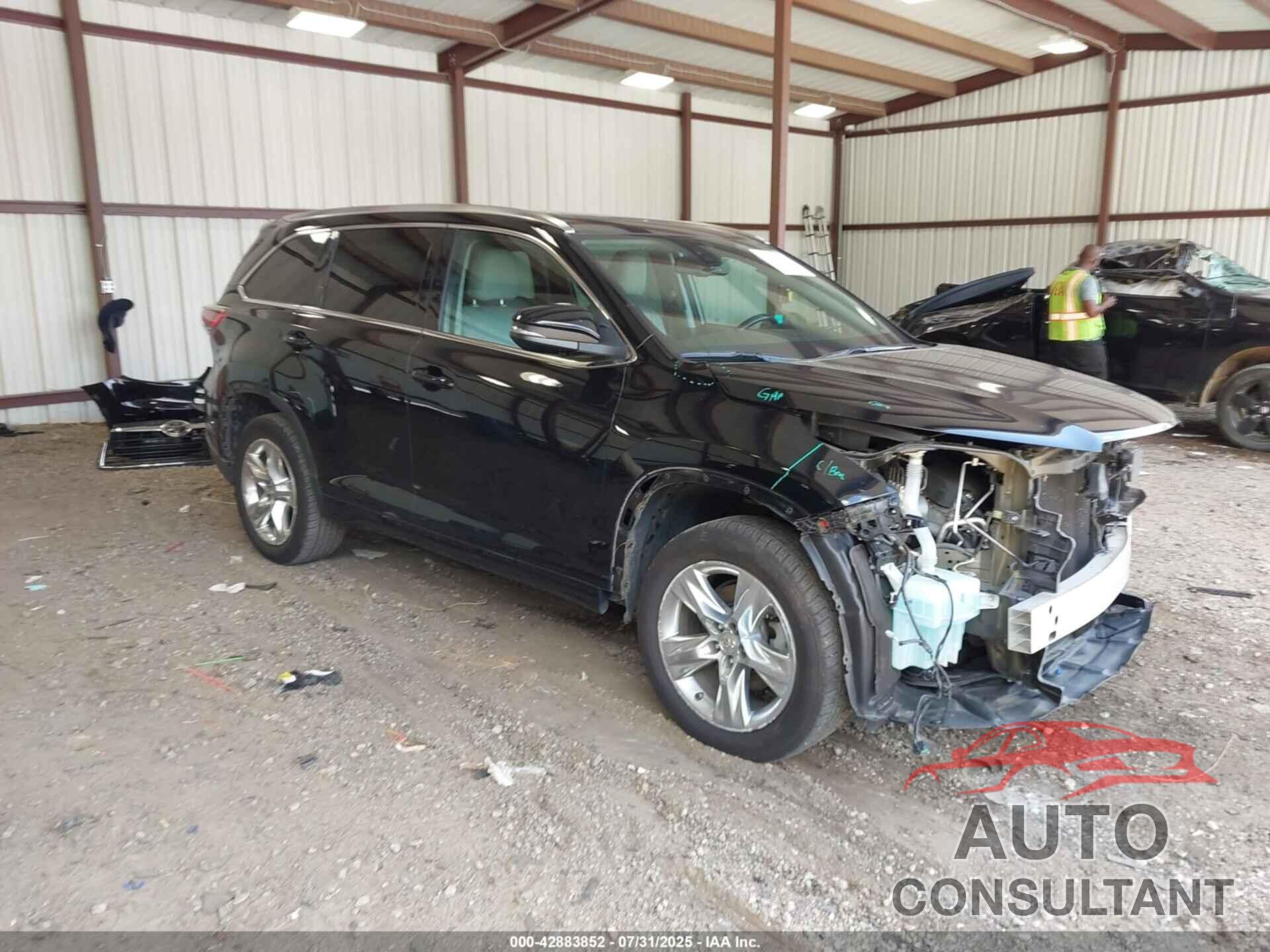 TOYOTA HIGHLANDER 2015 - 5TDYKRFH7FS041200