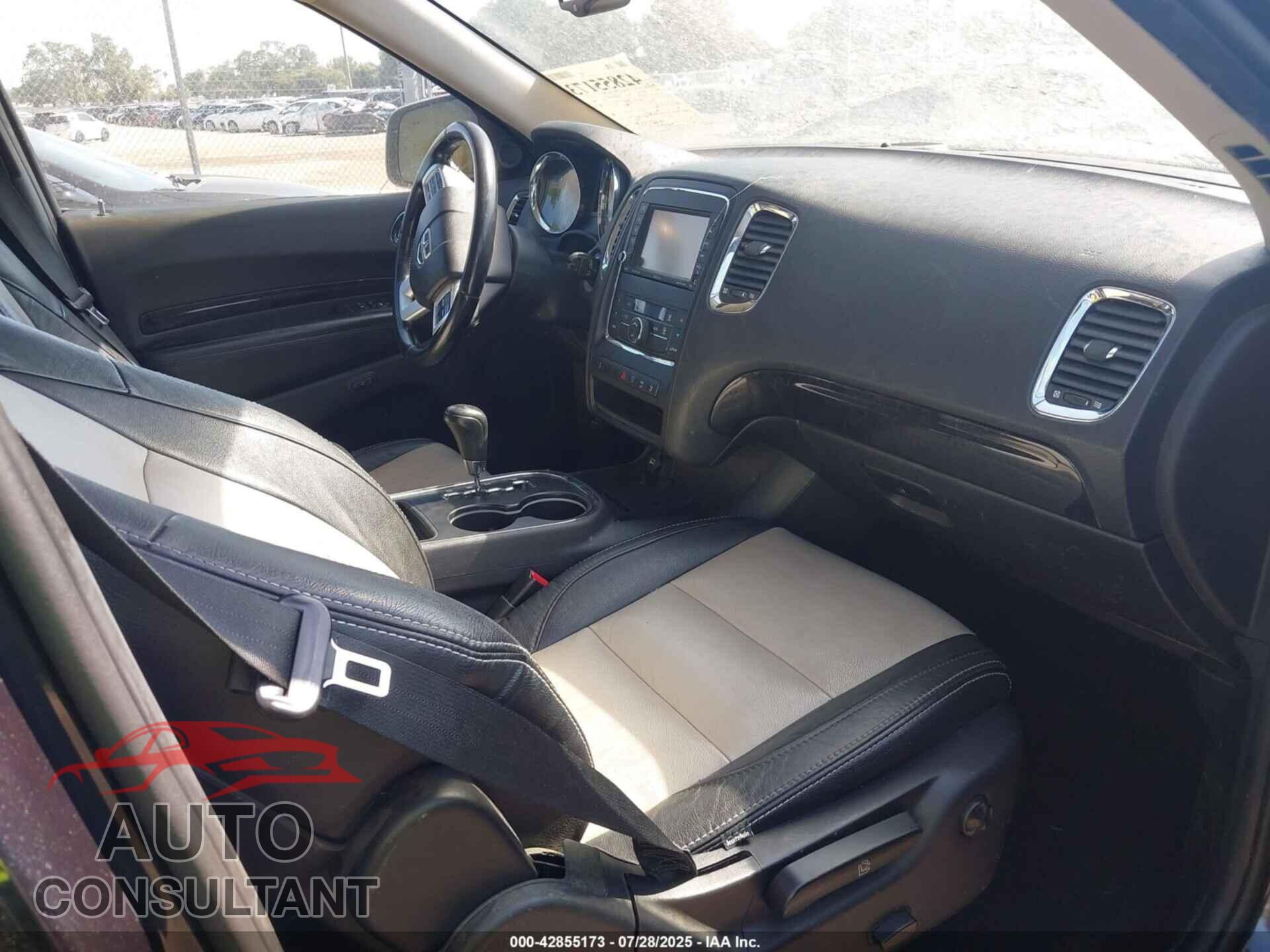 DODGE DURANGO 2012 - 1C4RDHDG3CC202562