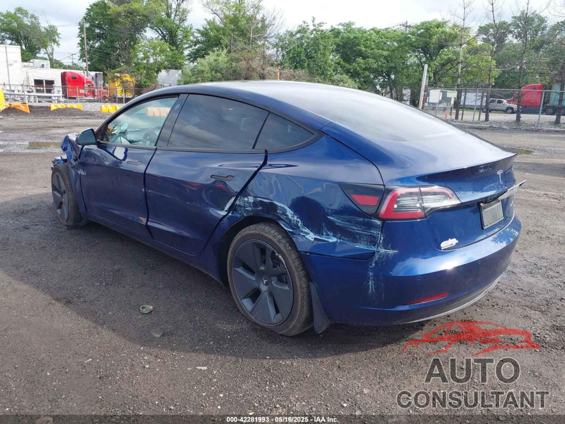 TESLA MODEL 3 2022 - 5YJ3E1EB2NF193808