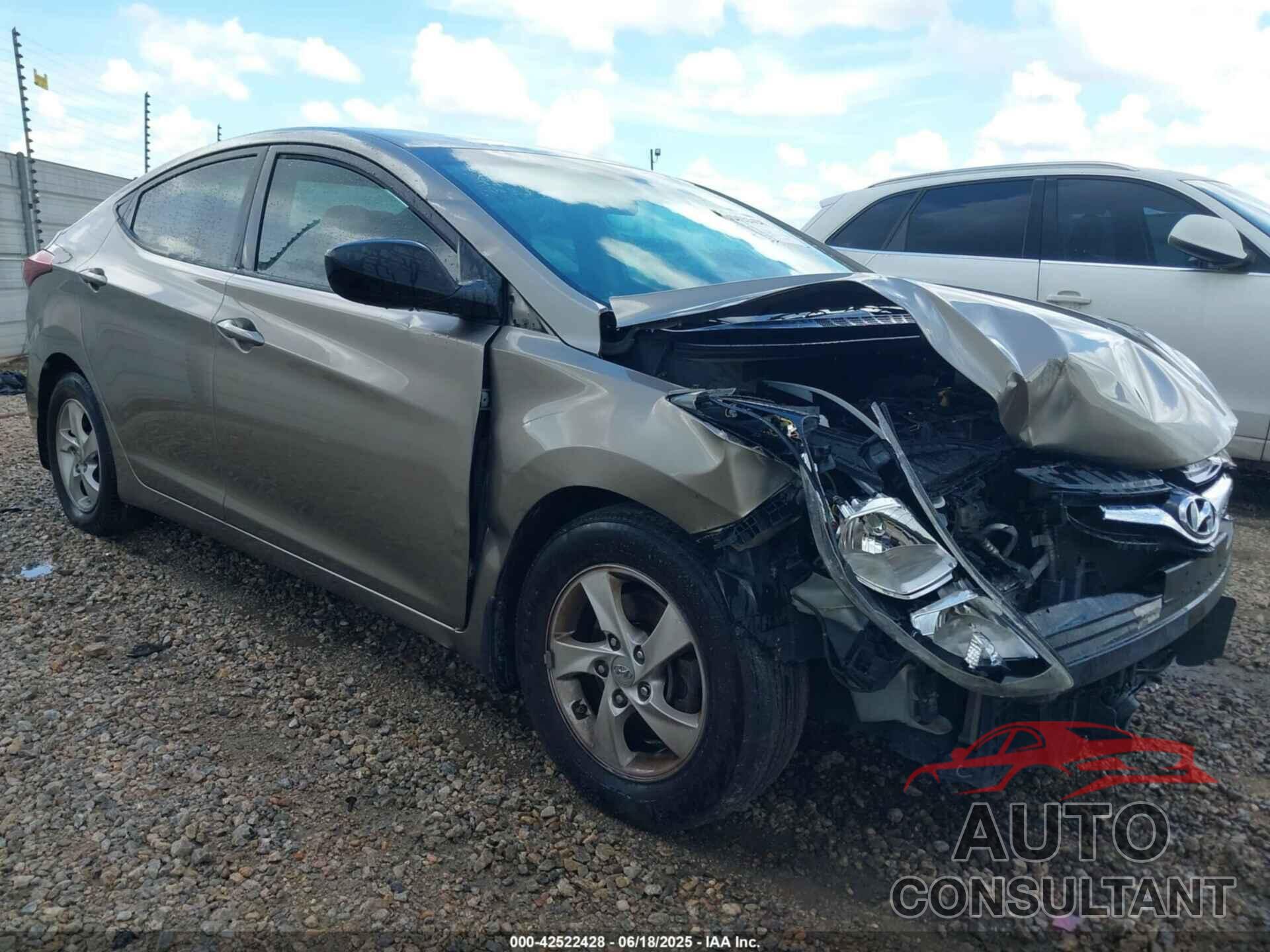HYUNDAI ELANTRA 2014 - 5NPDH4AEXEH533656