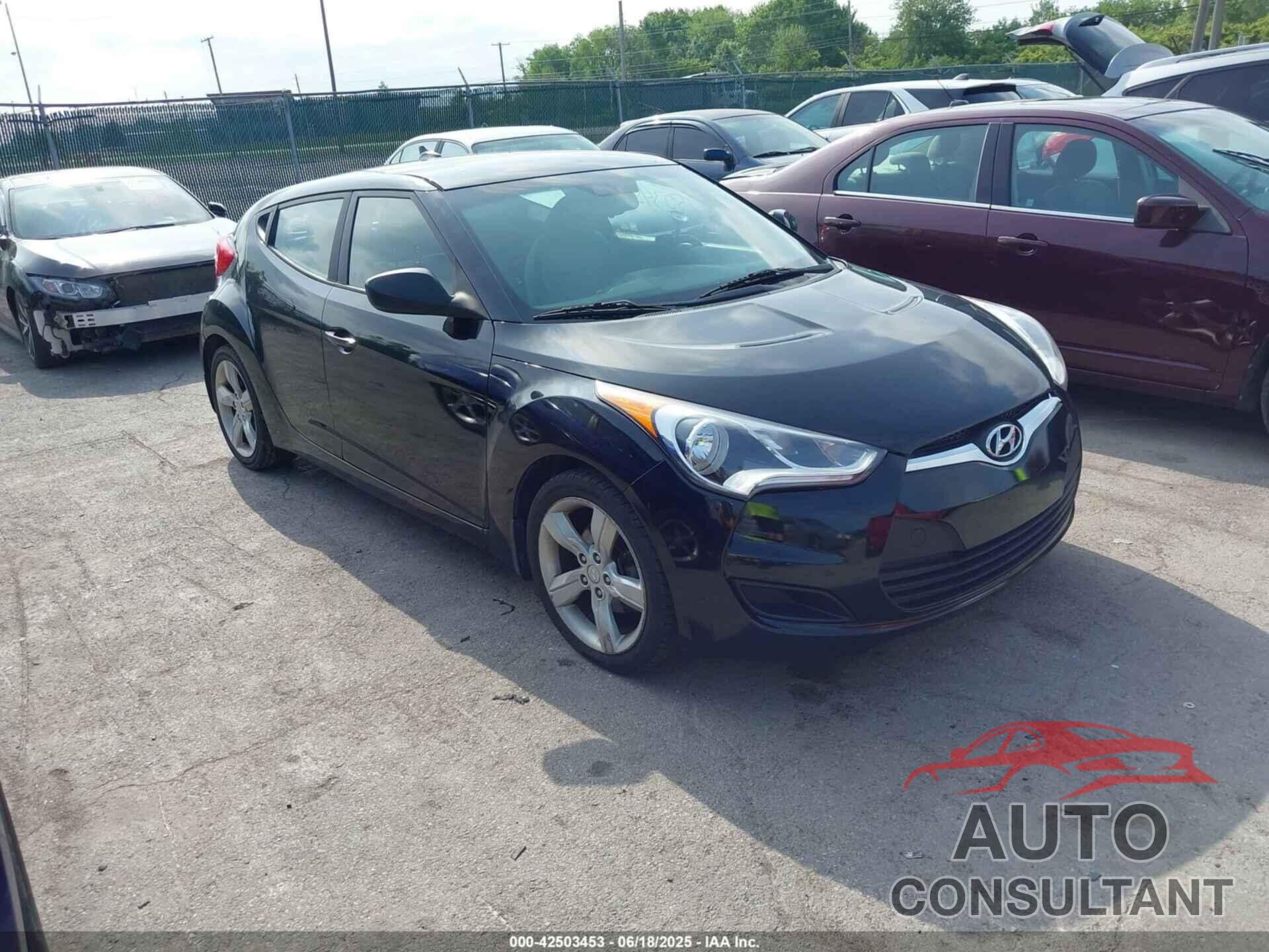 HYUNDAI VELOSTER 2013 - KMHTC6ADXDU086856