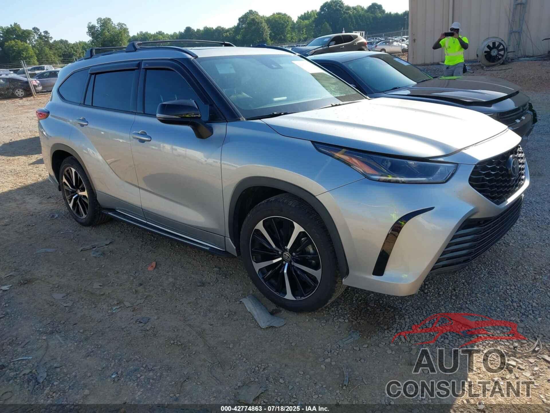 TOYOTA HIGHLANDER 2021 - 5TDLZRAH7MS082341