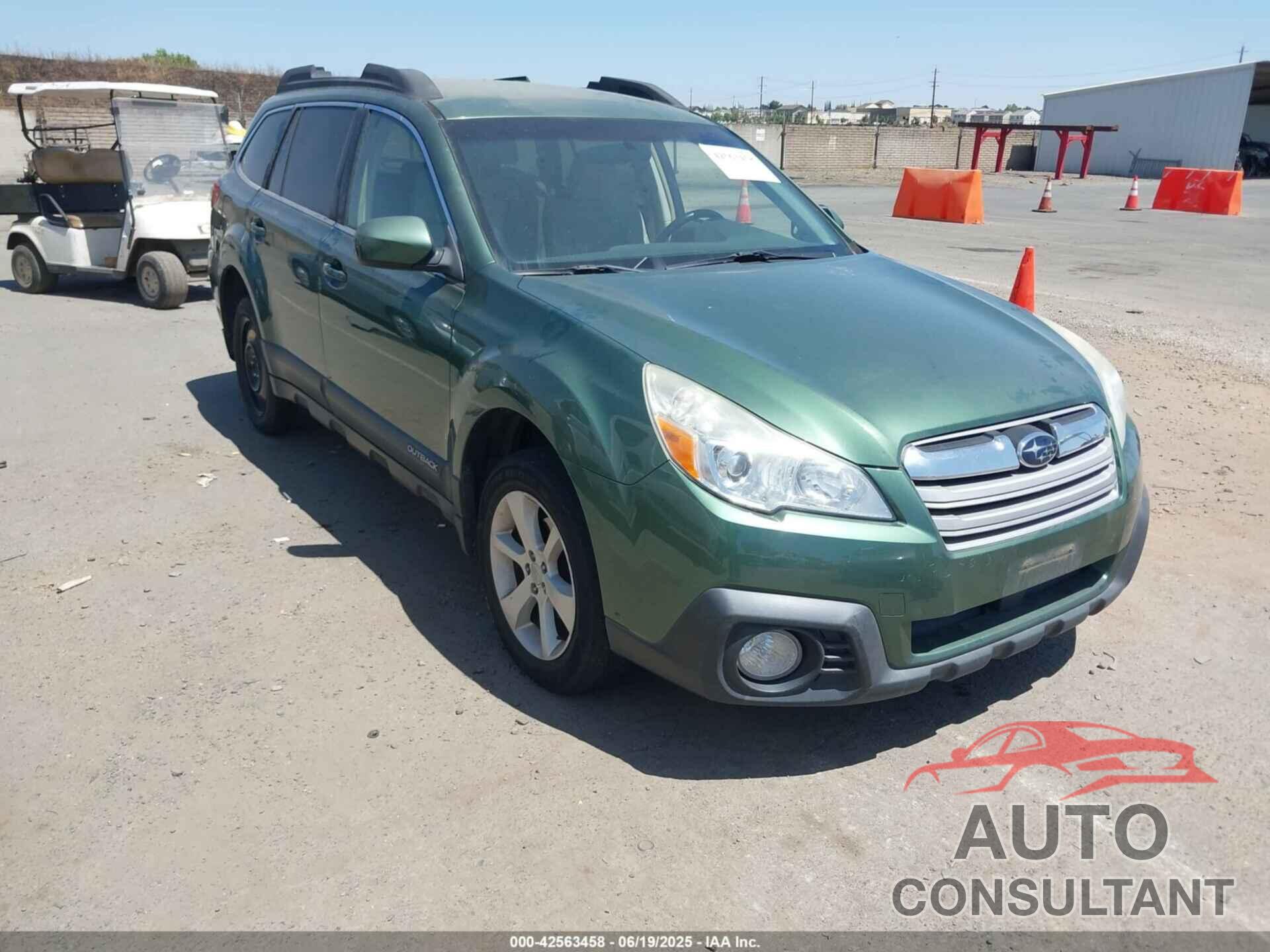 SUBARU OUTBACK 2014 - 4S4BRBCCXE3269916