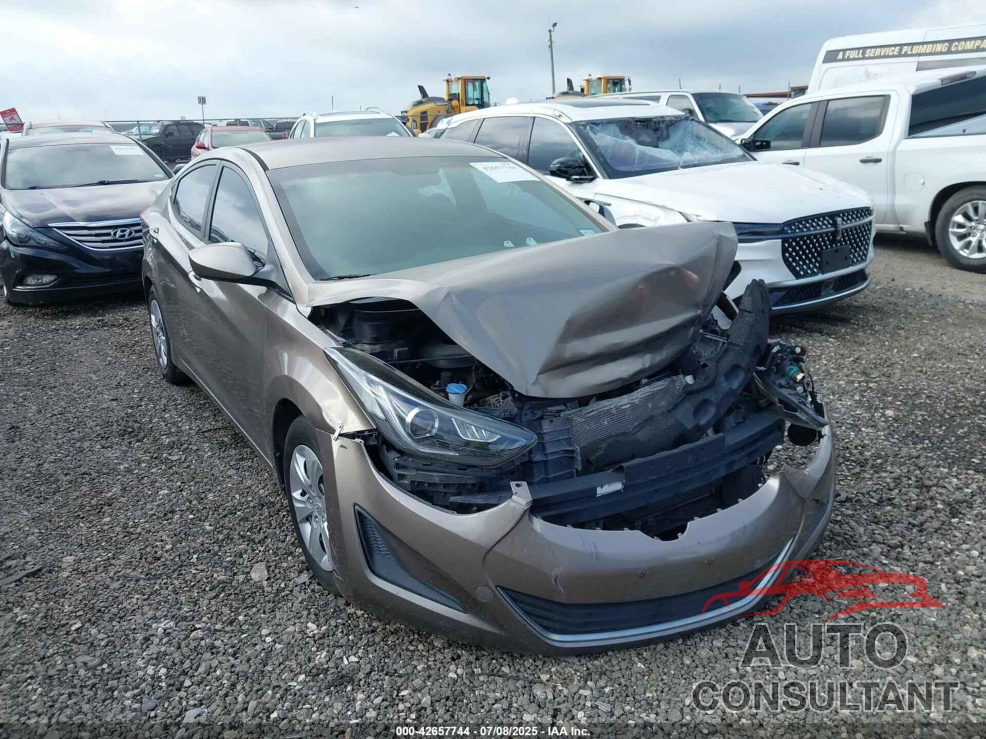 HYUNDAI ELANTRA 2015 - 5NPDH4AE6FH623310