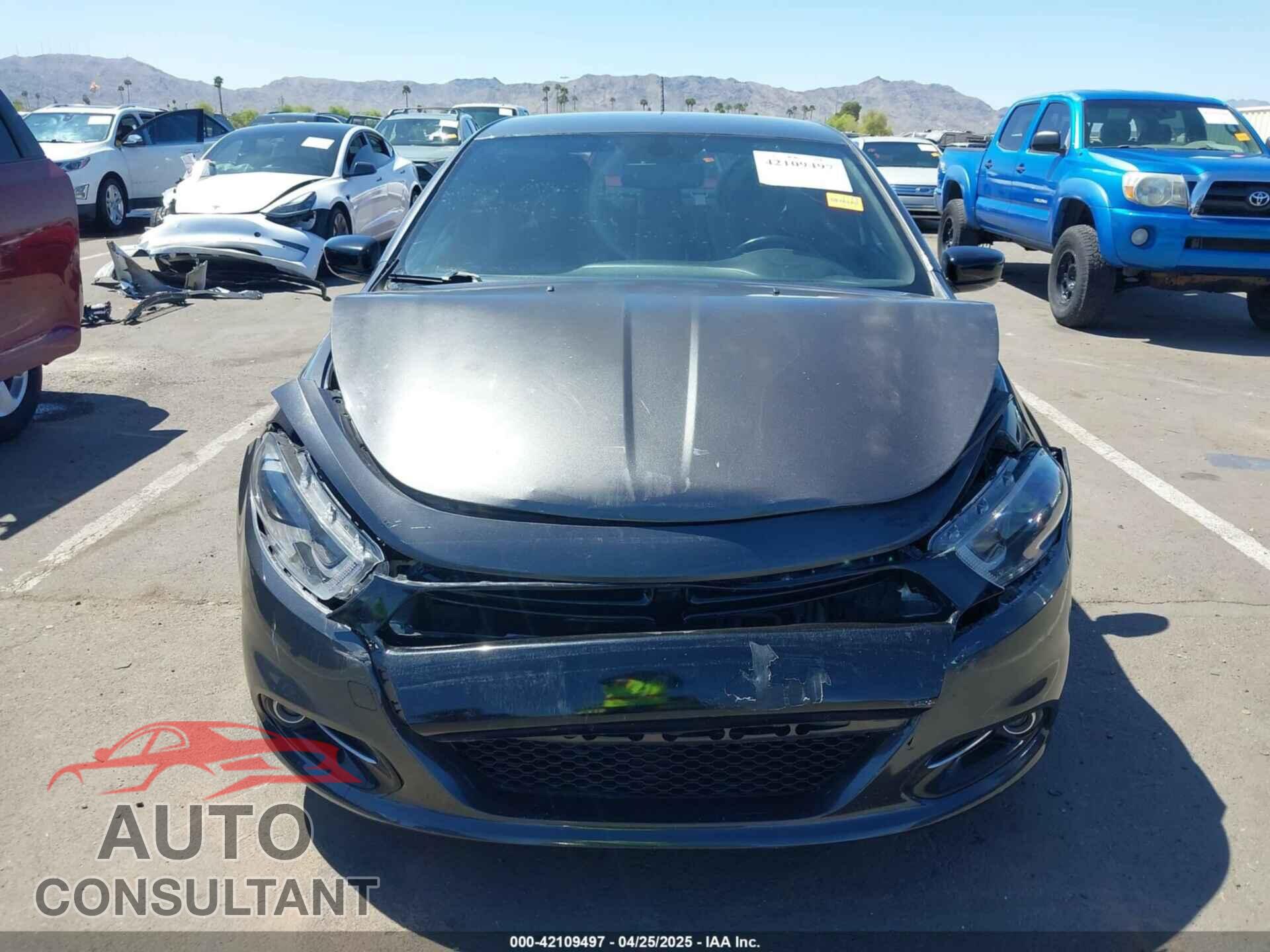 DODGE DART 2014 - 1C3CDFBB8ED866357