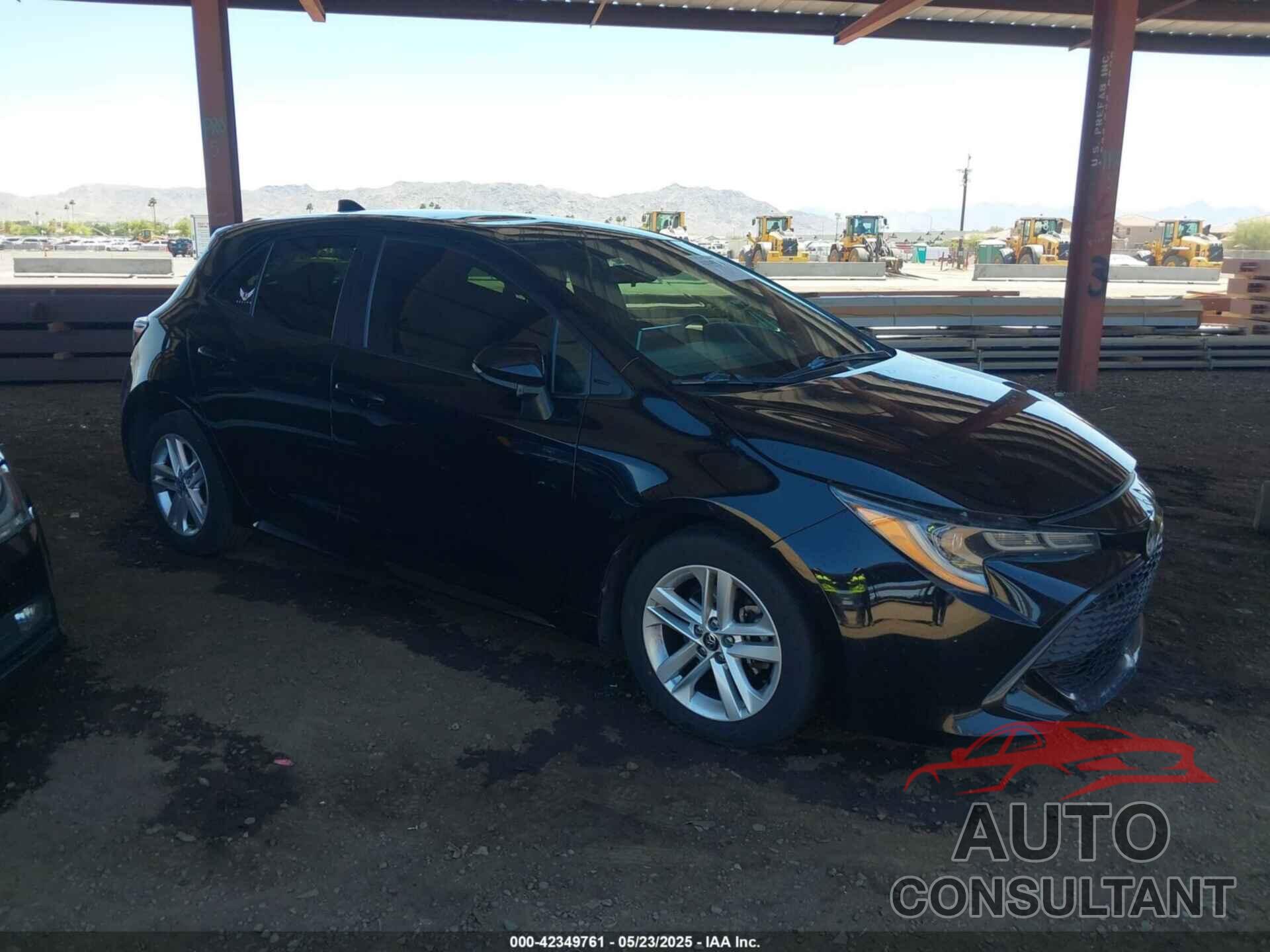 TOYOTA COROLLA 2019 - JTNK4RBE2K3060434