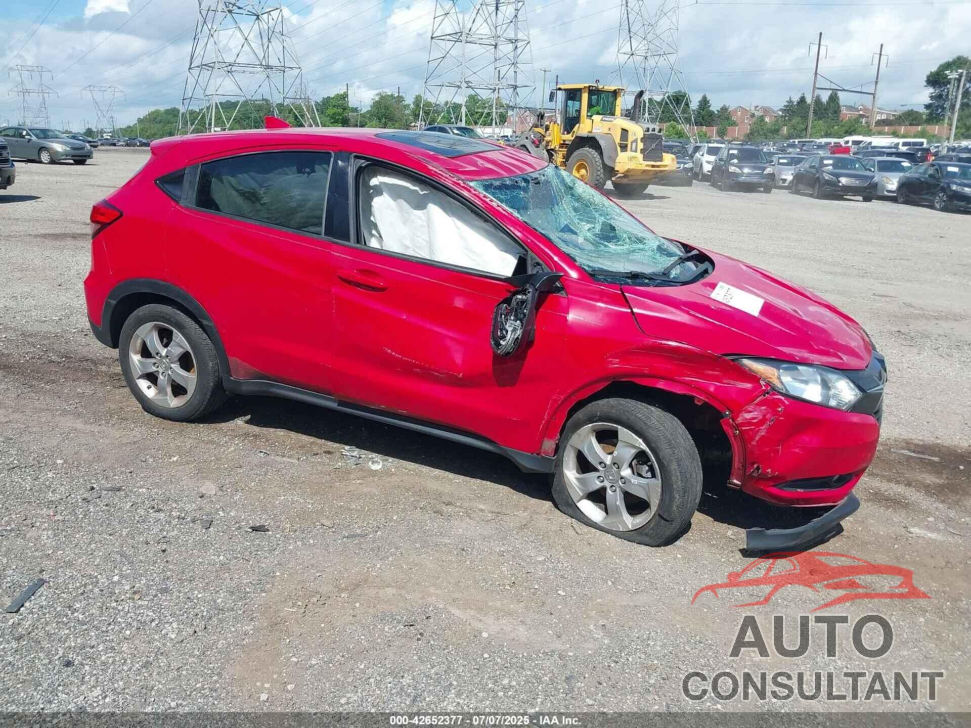 HONDA HR-V 2016 - 3CZRU5H51GM713886