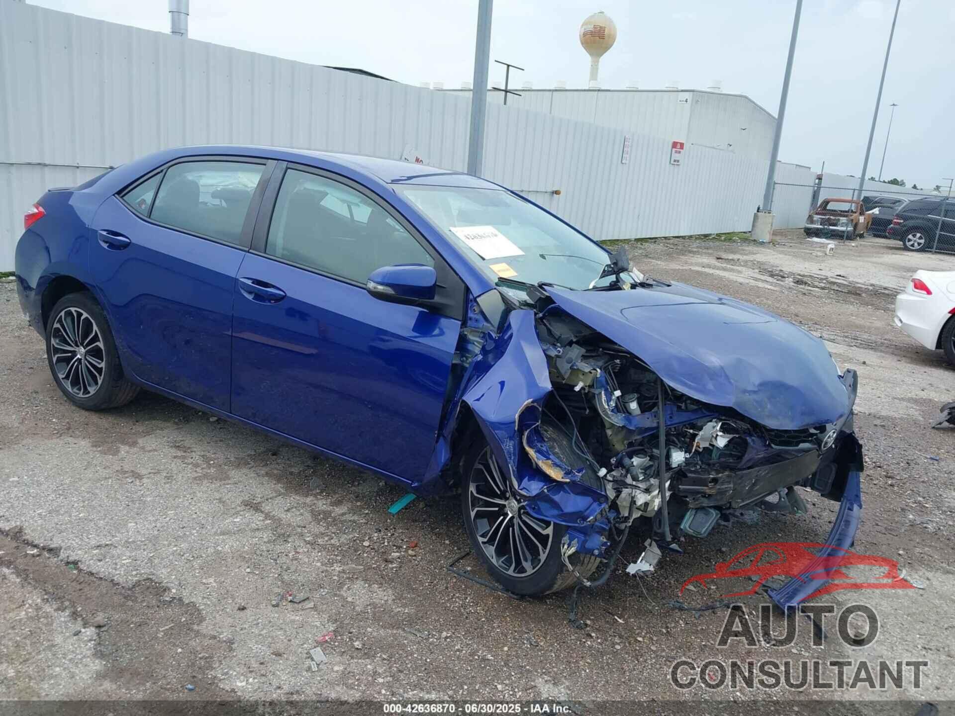 TOYOTA COROLLA 2015 - 5YFBURHE7FP273646