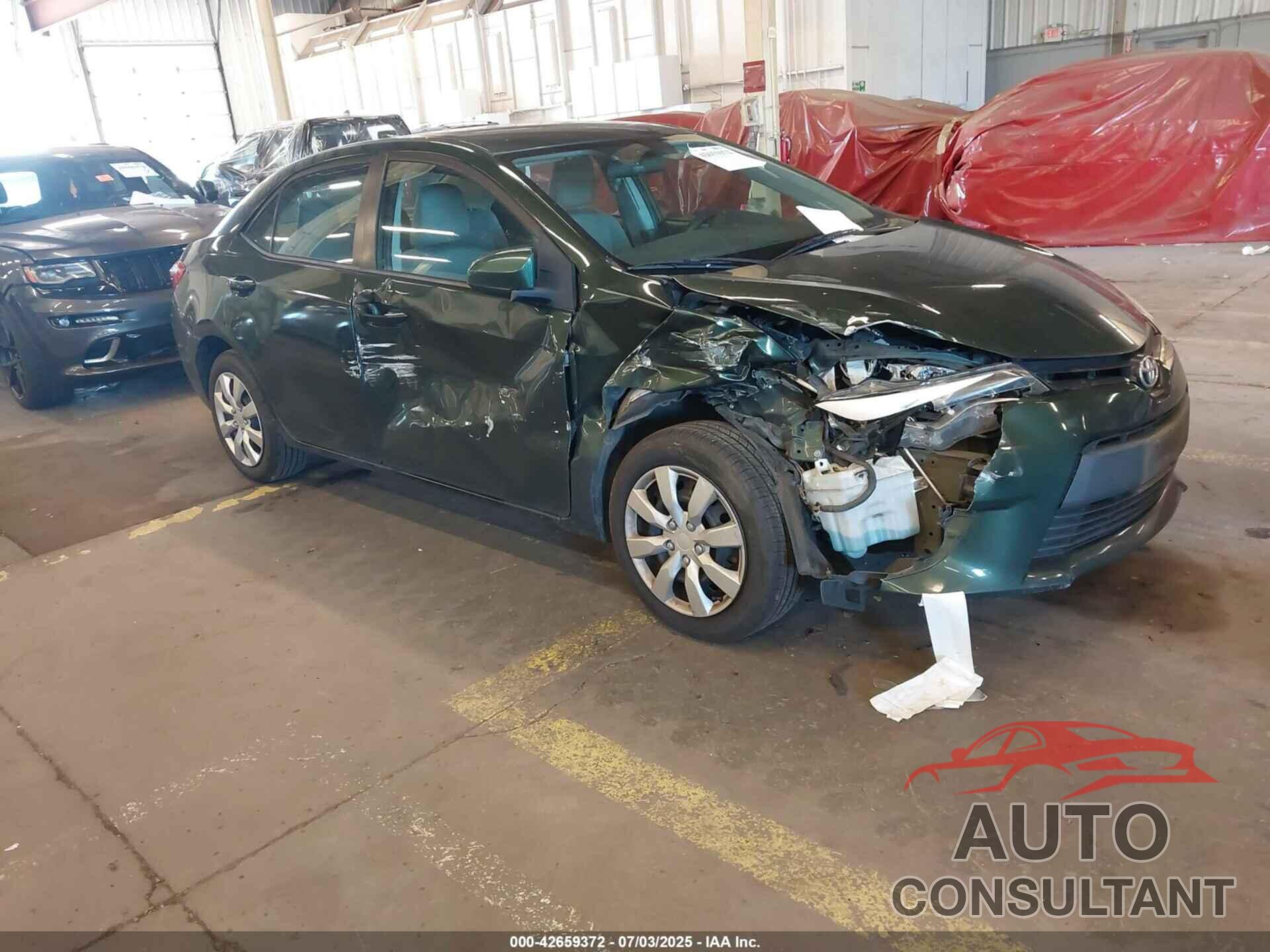 TOYOTA COROLLA 2014 - 5YFBURHE5EP124554