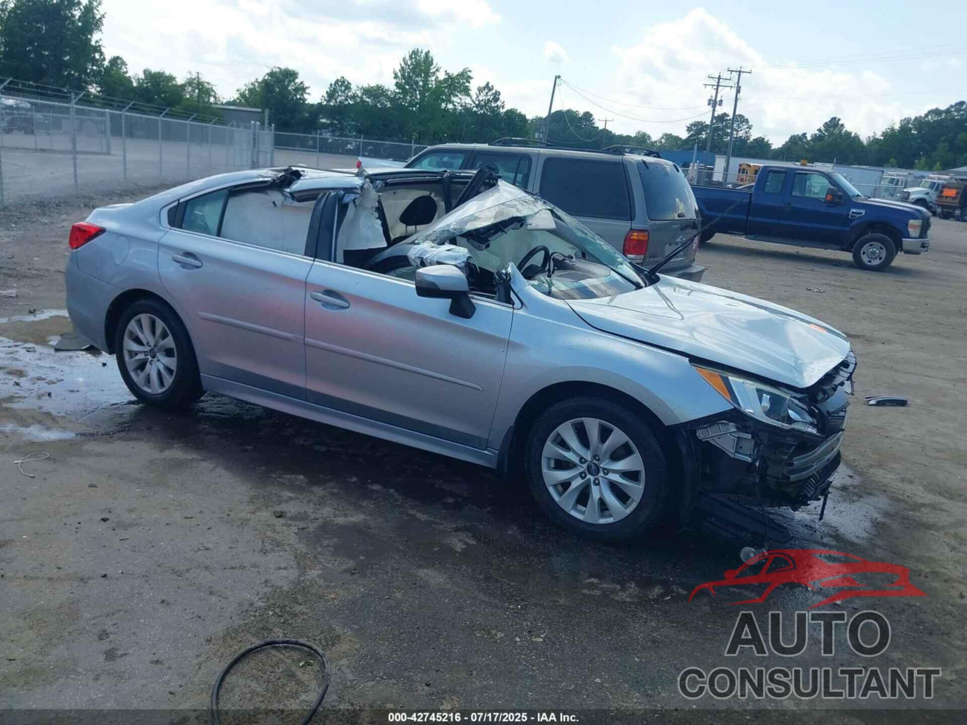 SUBARU LEGACY 2015 - 4S3BNAH68F3045770