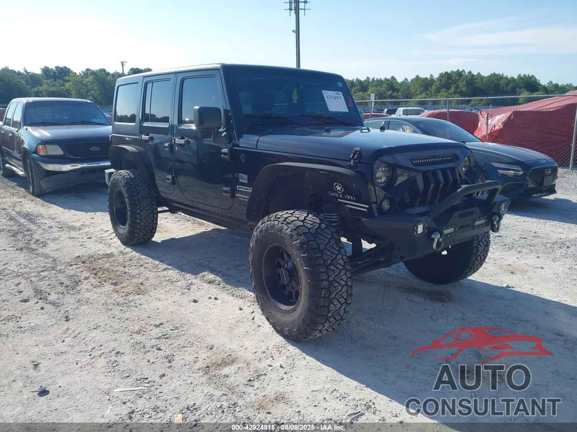 JEEP WRANGLER UNLIMITED 2016 - 1C4BJWDG1GL117417