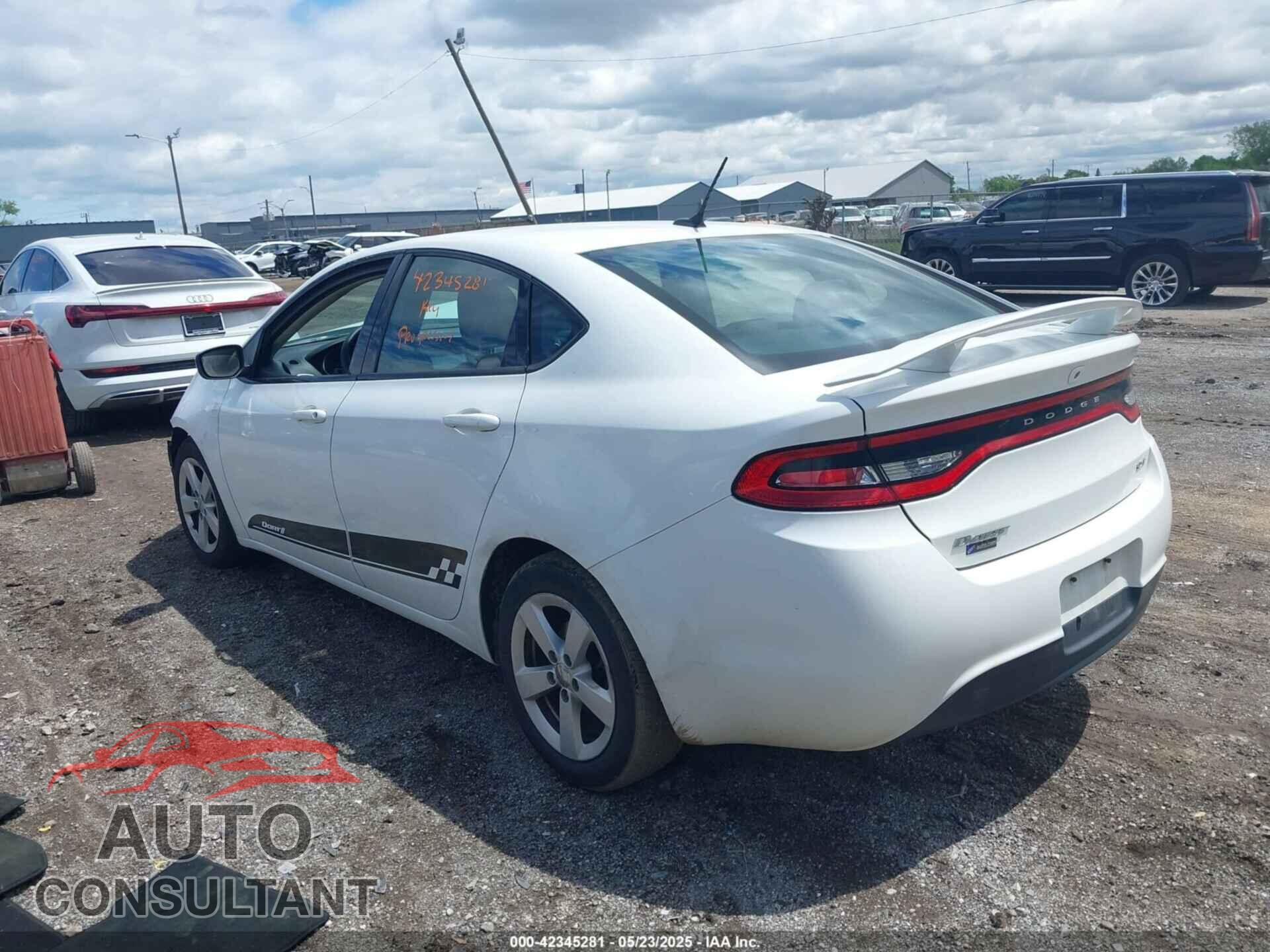 DODGE DART 2015 - 1C3CDFBB5FD267157