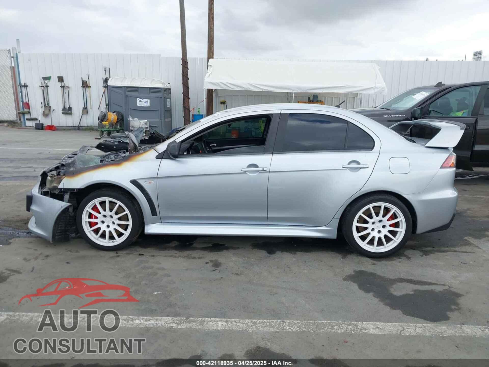 MITSUBISHI LANCER EVOLUTION 2011 - JA32W8FV6BU046340