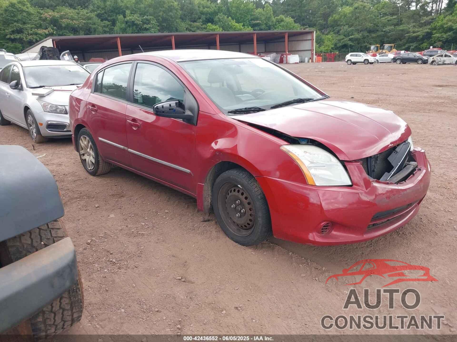 NISSAN SENTRA 2012 - 3N1AB6AT9CL712014