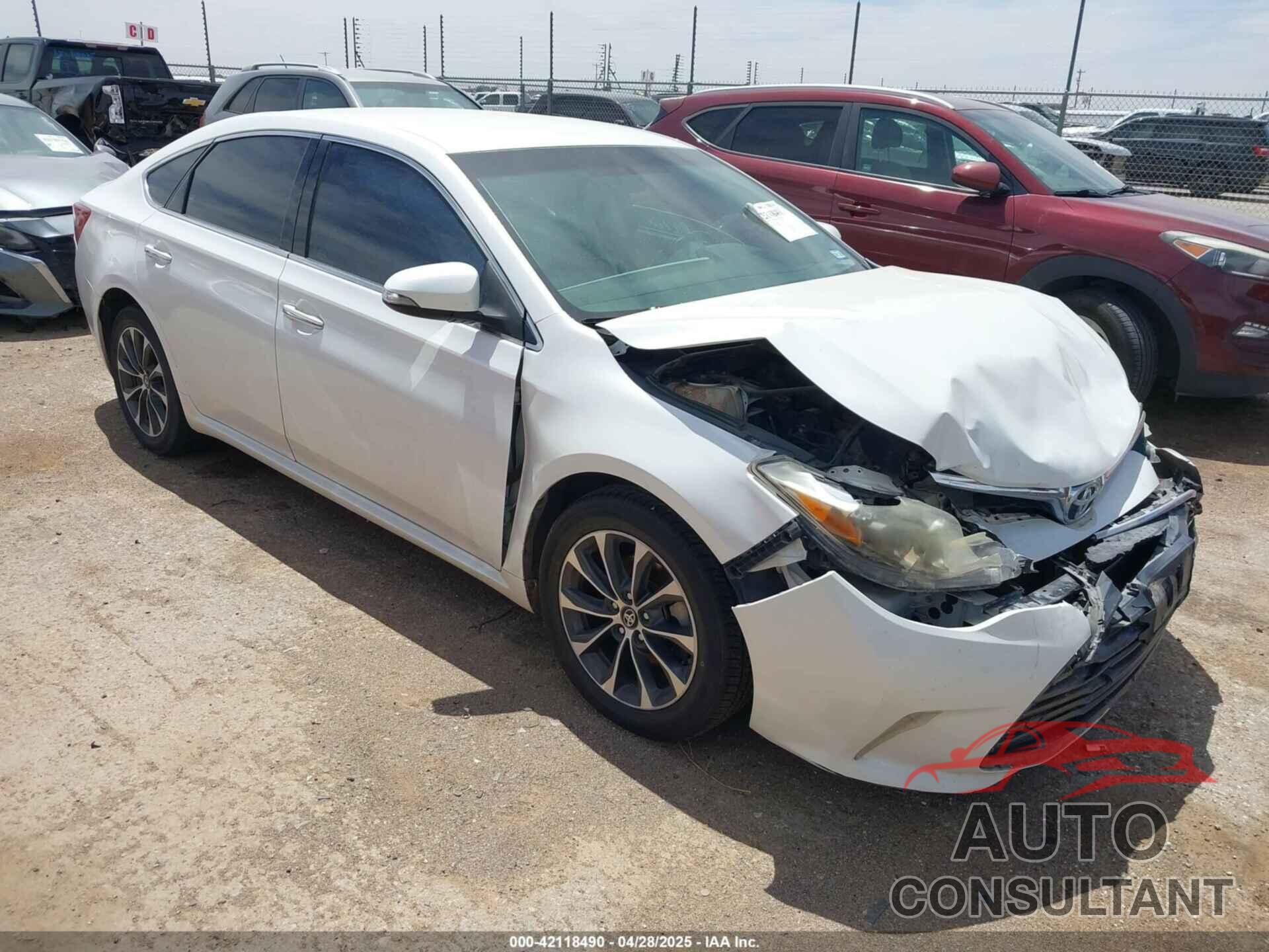 TOYOTA AVALON 2016 - 4T1BK1EB4GU212112