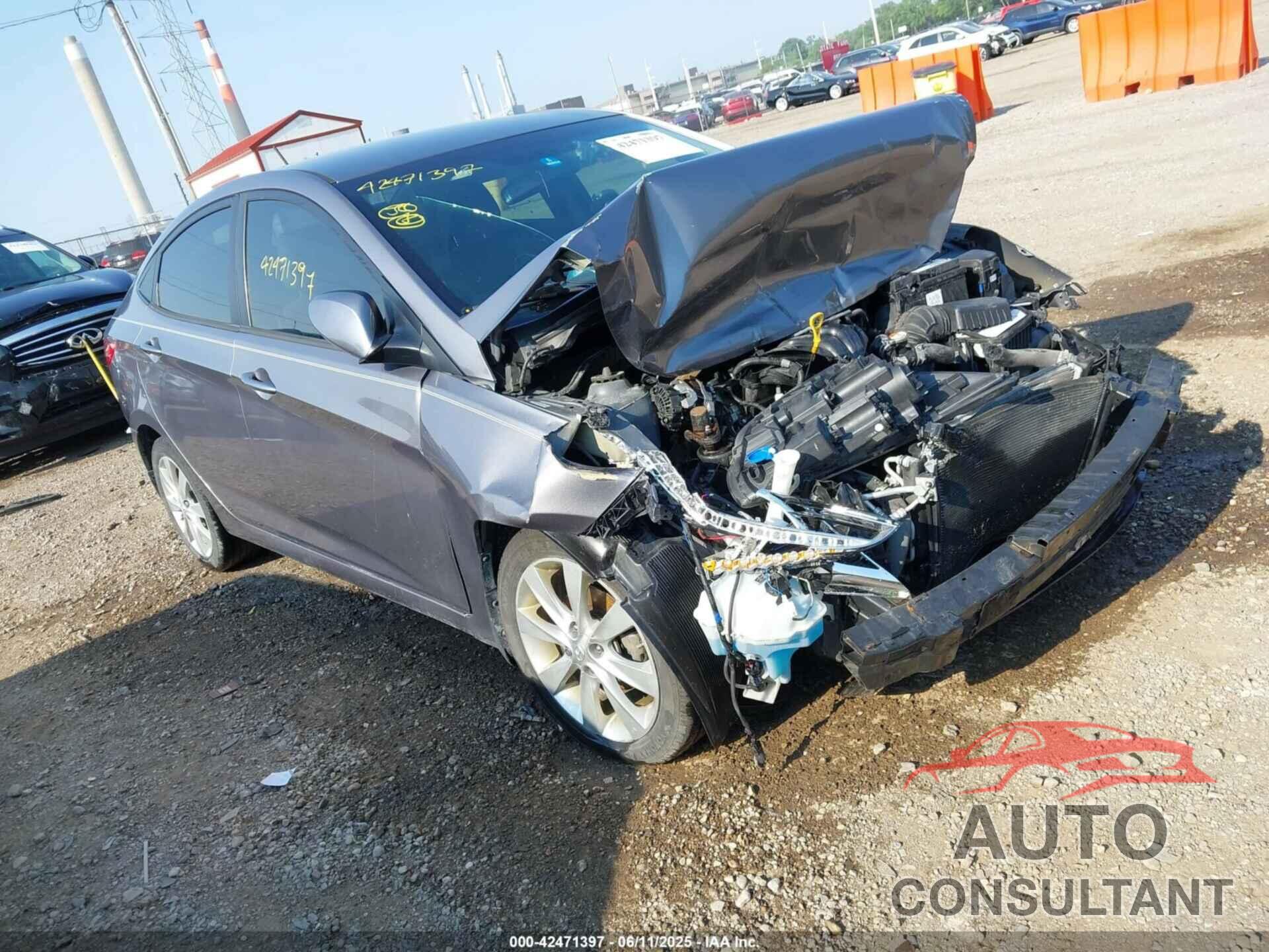 HYUNDAI ACCENT 2014 - KMHCU4AE8EU737235