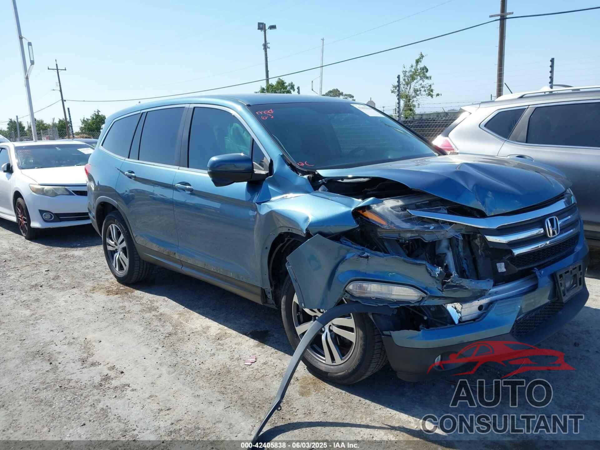 HONDA PILOT 2016 - 5FNYF5H37GB052279